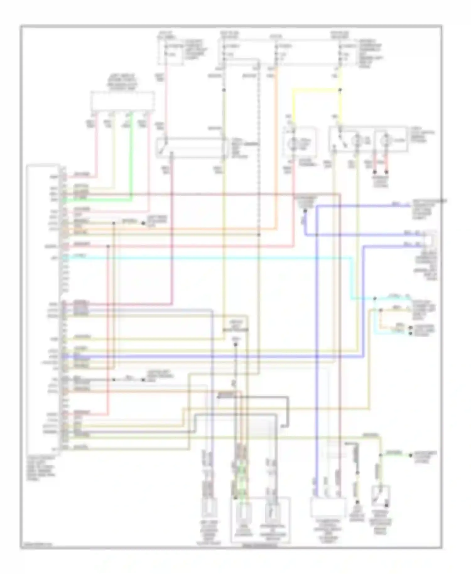 Wiring diagram fuse 4 for Honda Pilot I (2002-2005) (1 of 7)