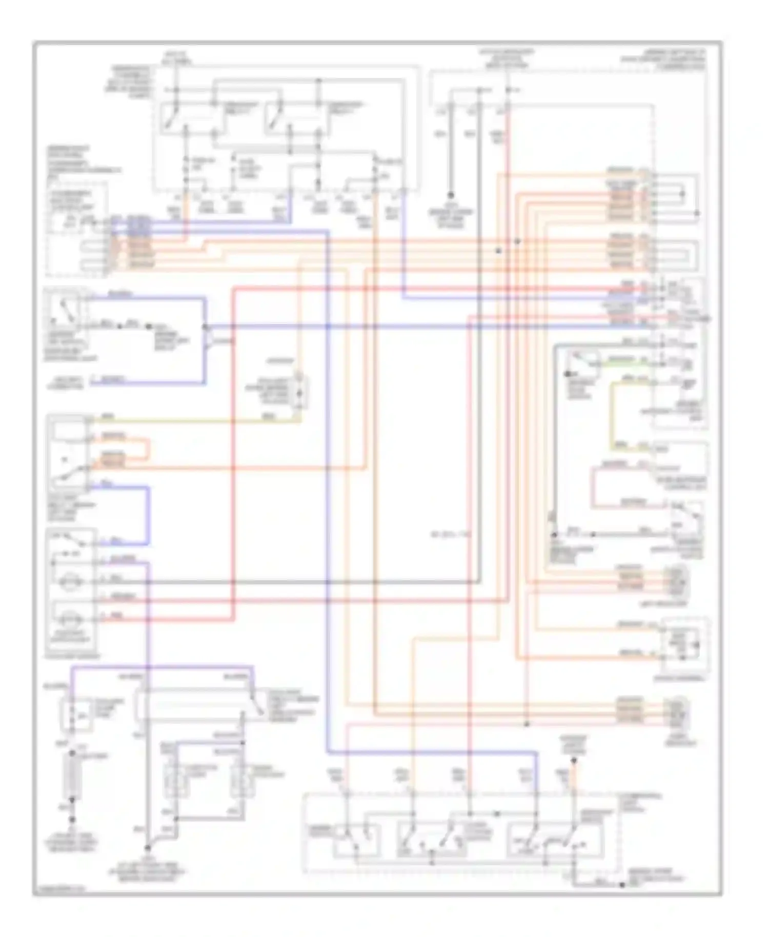 Wiring diagram fuse 45 for Honda Pilot I (2002-2005) (2 of 2)