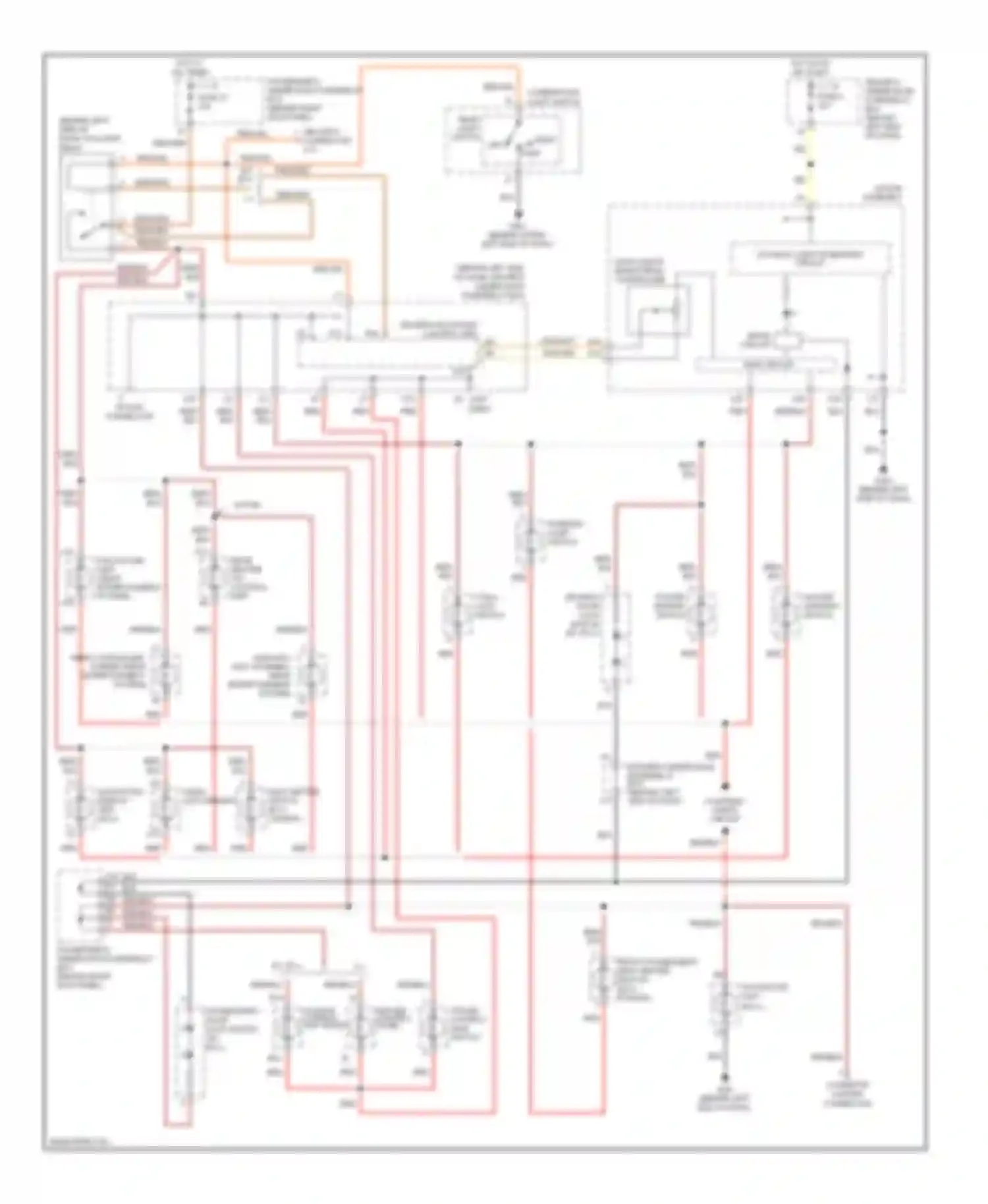 Wiring diagram gauge assembly for Honda Pilot I (2002-2005) (17 of 26)