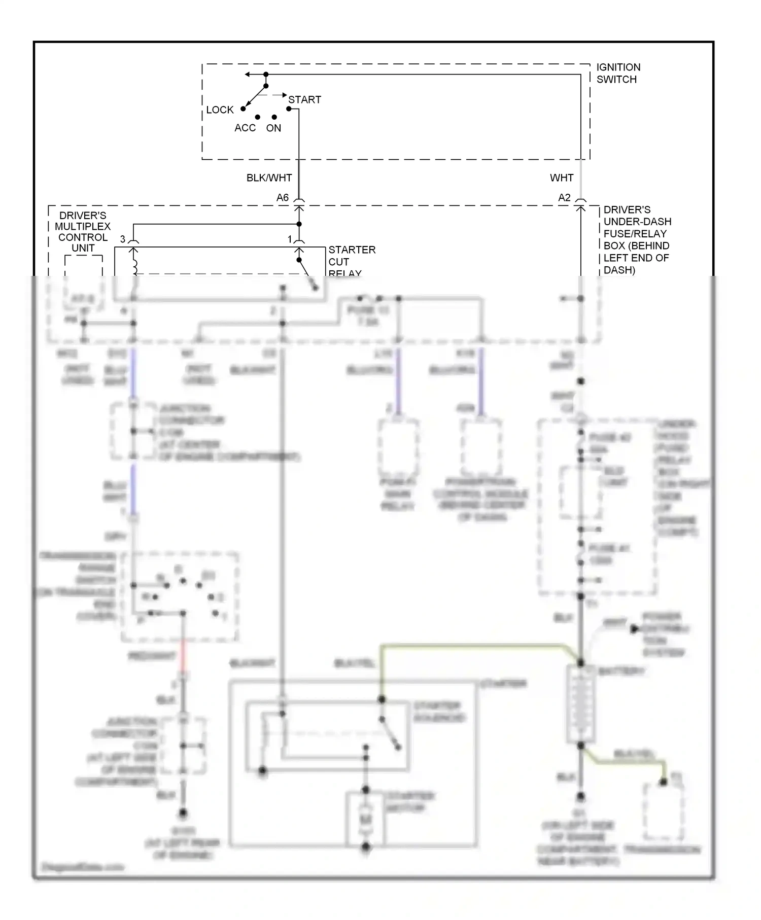 Wiring diagram gry for Honda Pilot I (2002-2005) (24 of 25)