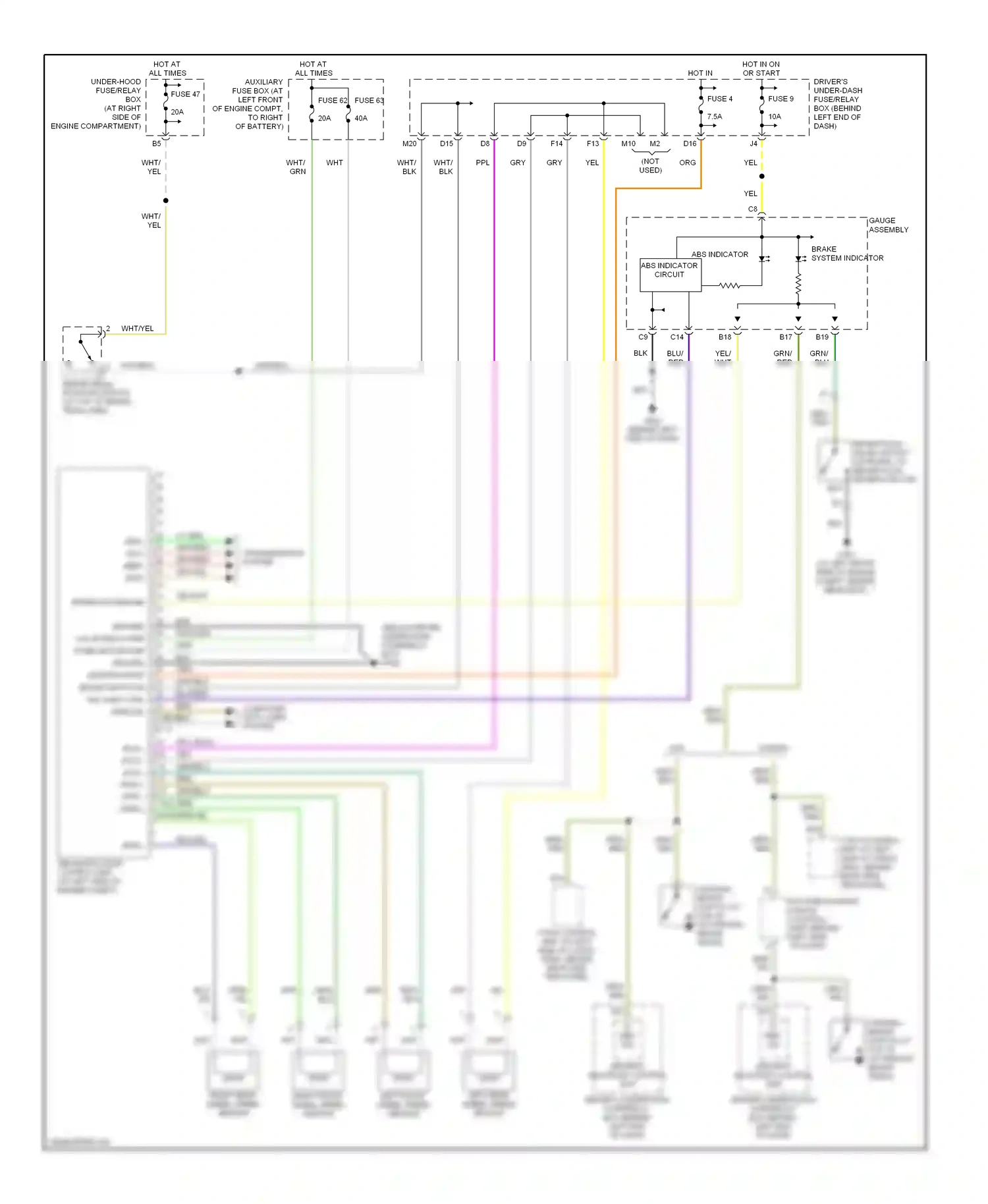 Wiring diagram gry for Honda Pilot I (2002-2005) (1 of 25)
