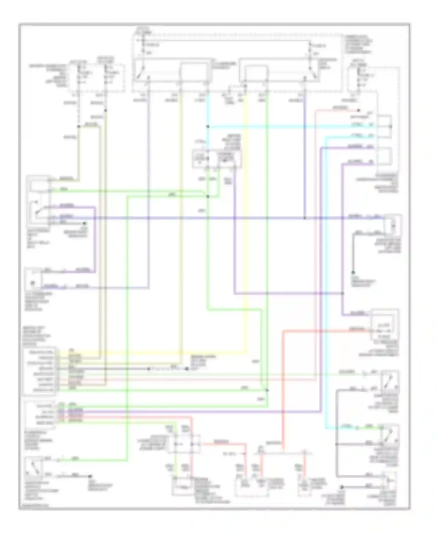 Wiring diagram fuse 3 for Honda Pilot I (2002-2005)