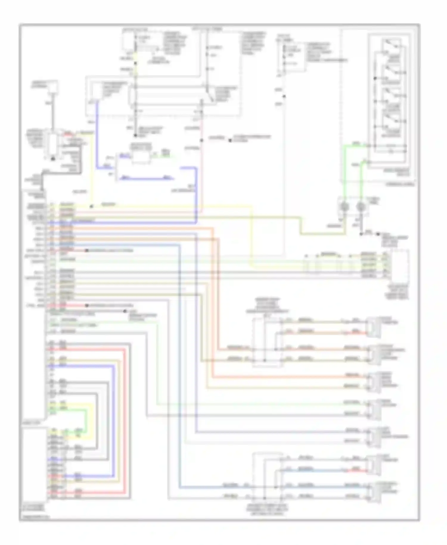 Wiring diagram antenna input for Honda Pilot I (2002-2005)
