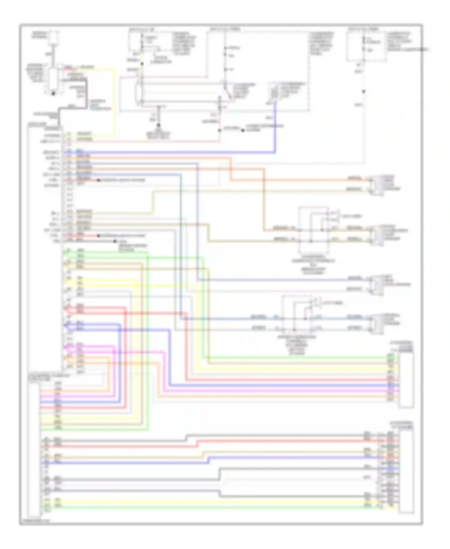 Wiring diagram accessory power socket relay for Honda Pilot I (2002-2005)