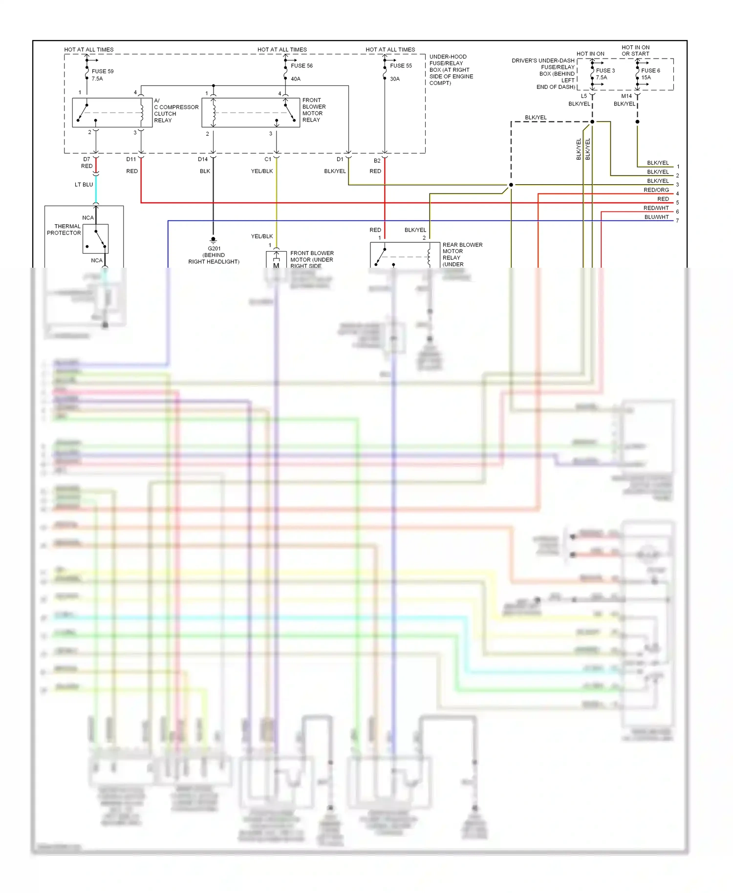 Wiring diagram pnk for Honda Pilot I (2002-2005) (2 of 20)
