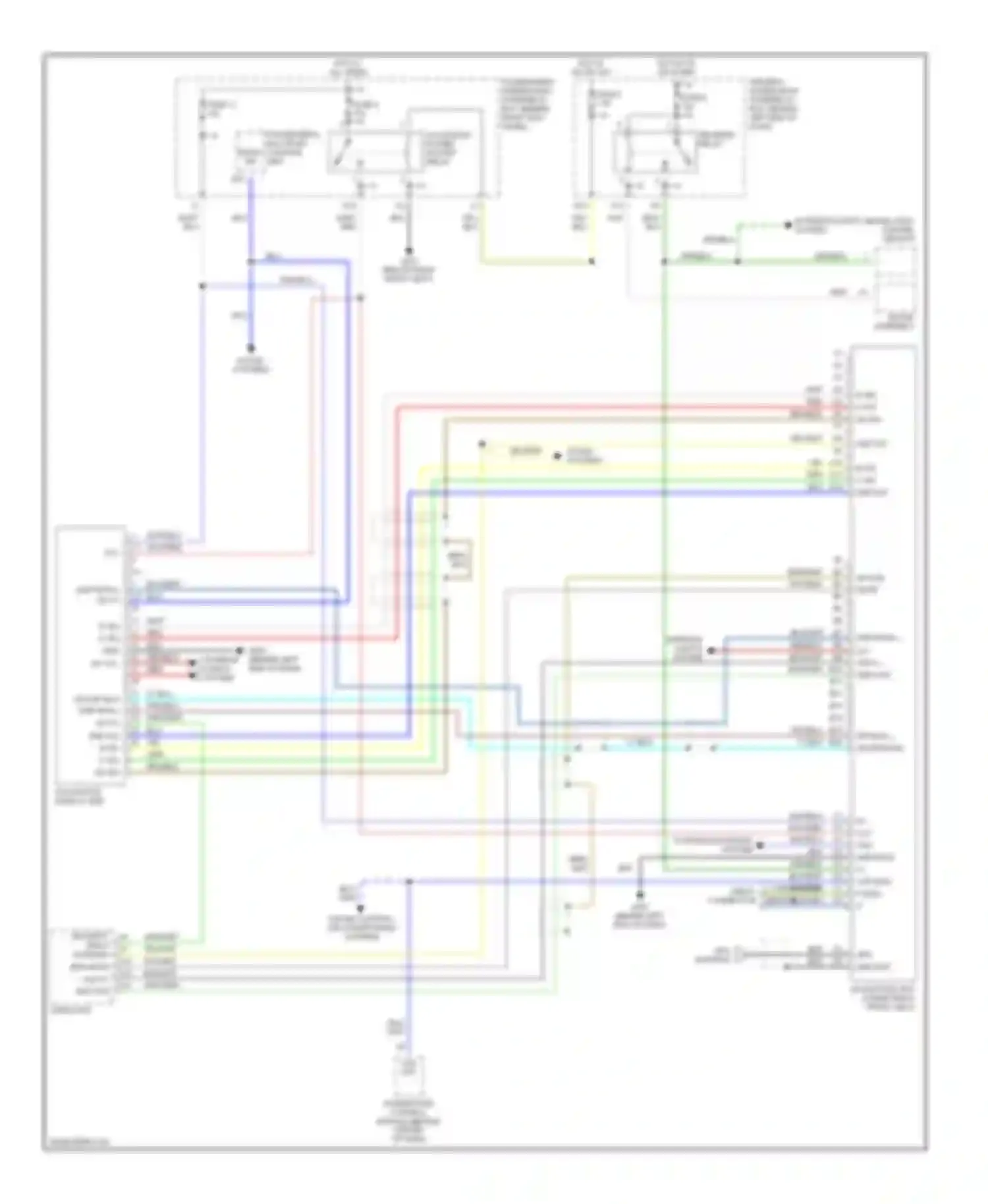 Wiring diagram reverse relay for Honda Pilot I (2002-2005) (3 of 6)