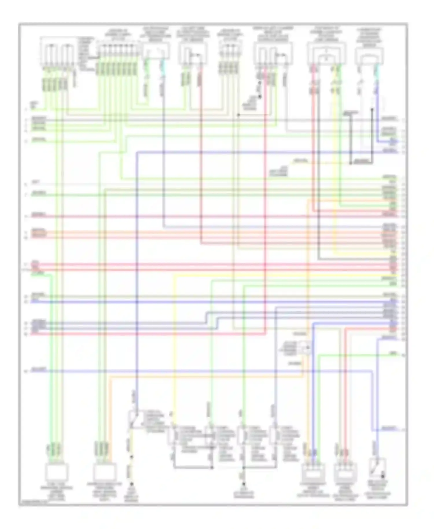 Wiring diagram red/blk for Honda Pilot I (2002-2005)