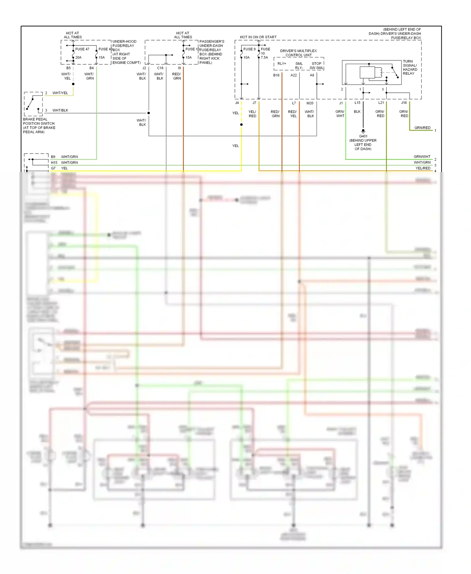 Wiring diagram wht for Honda Pilot I (2002-2005) (12 of 52)