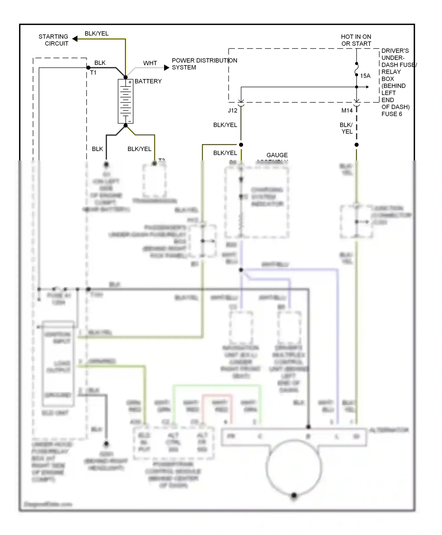 Wiring diagram wht for Honda Pilot I (2002-2005) (45 of 52)