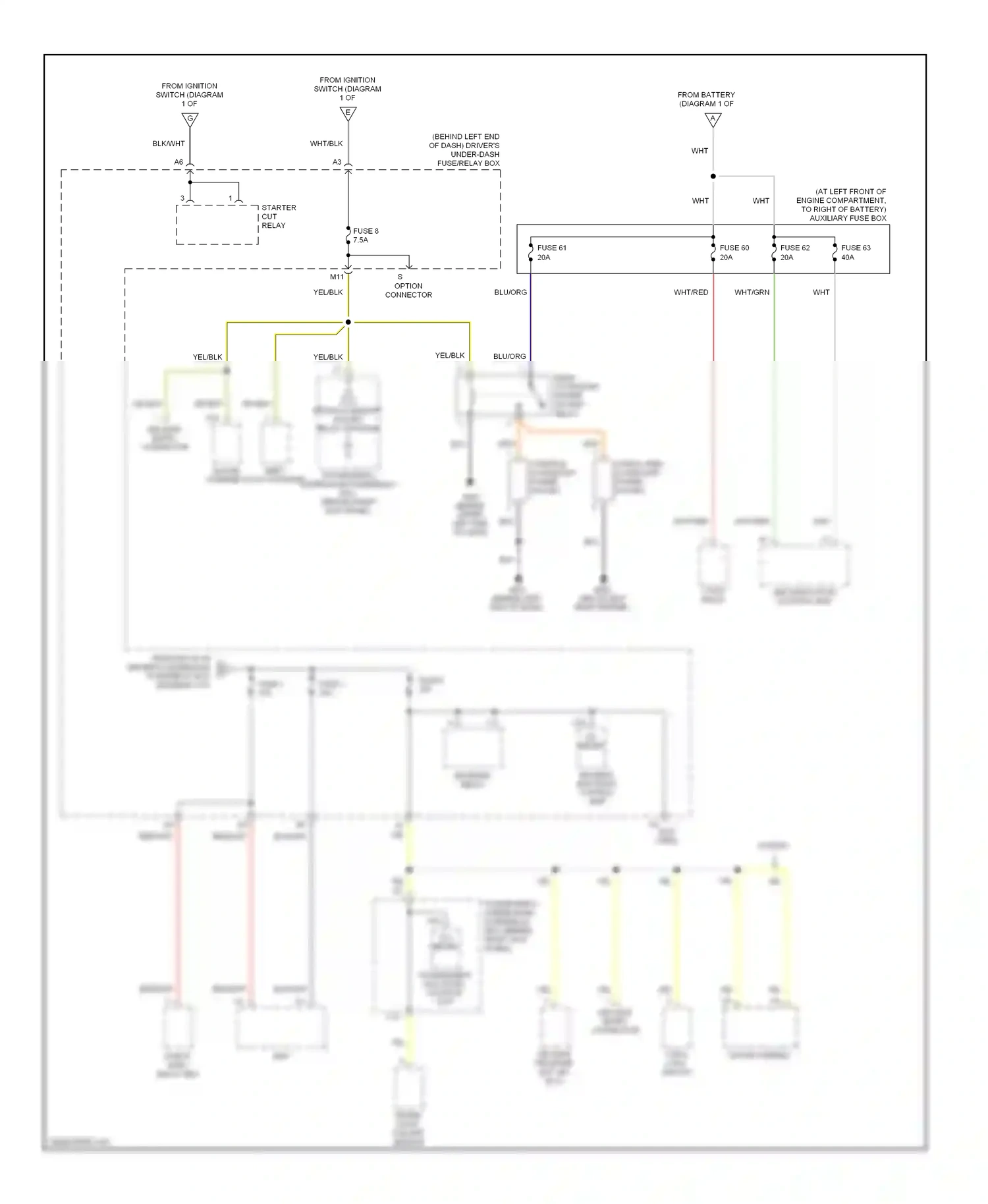 Wiring diagram wht/grn for Honda Pilot I (2002-2005) (17 of 19)