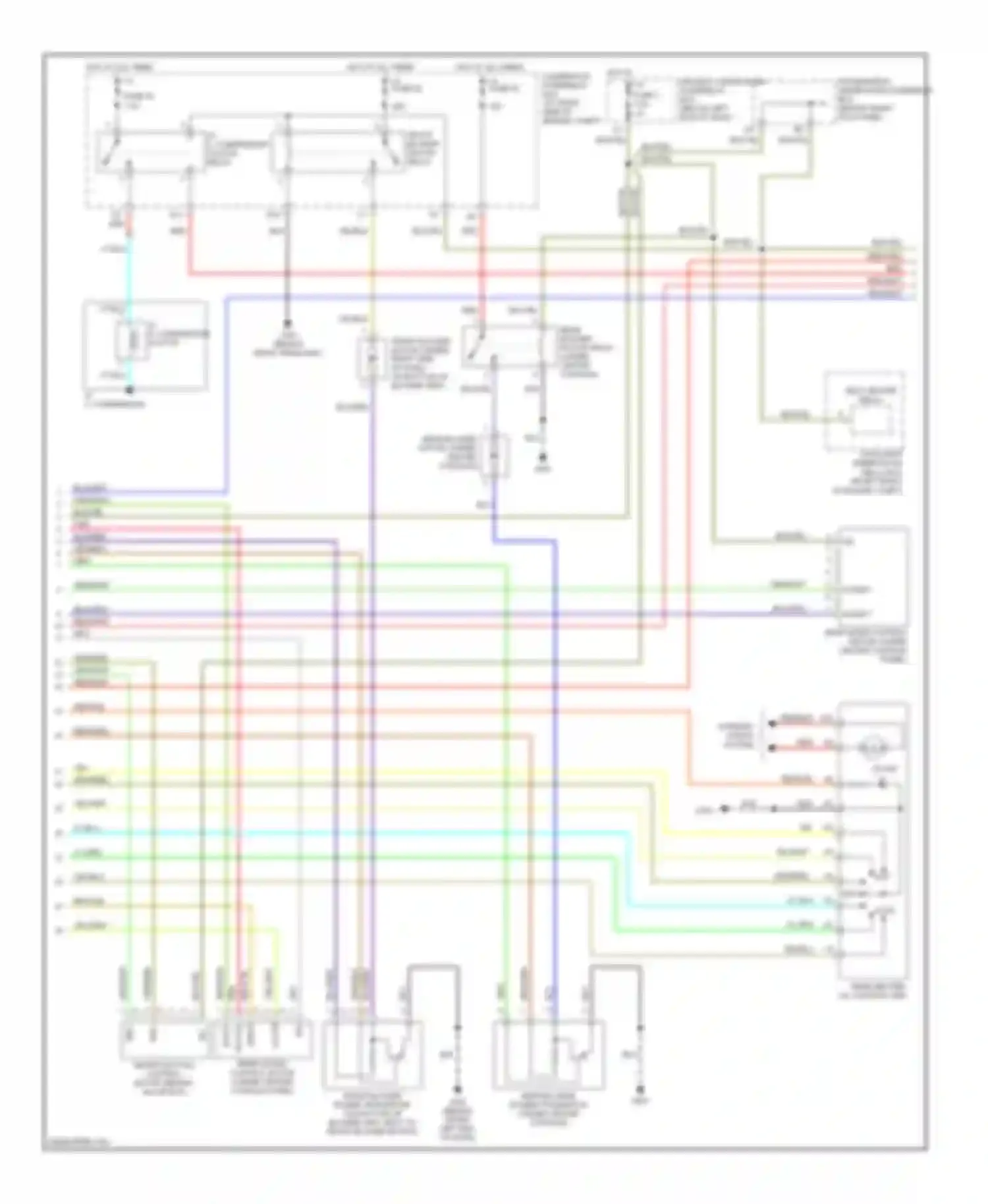 Pilot Honda I (2004-2009): Automatic a/c circuit (2 of 3)