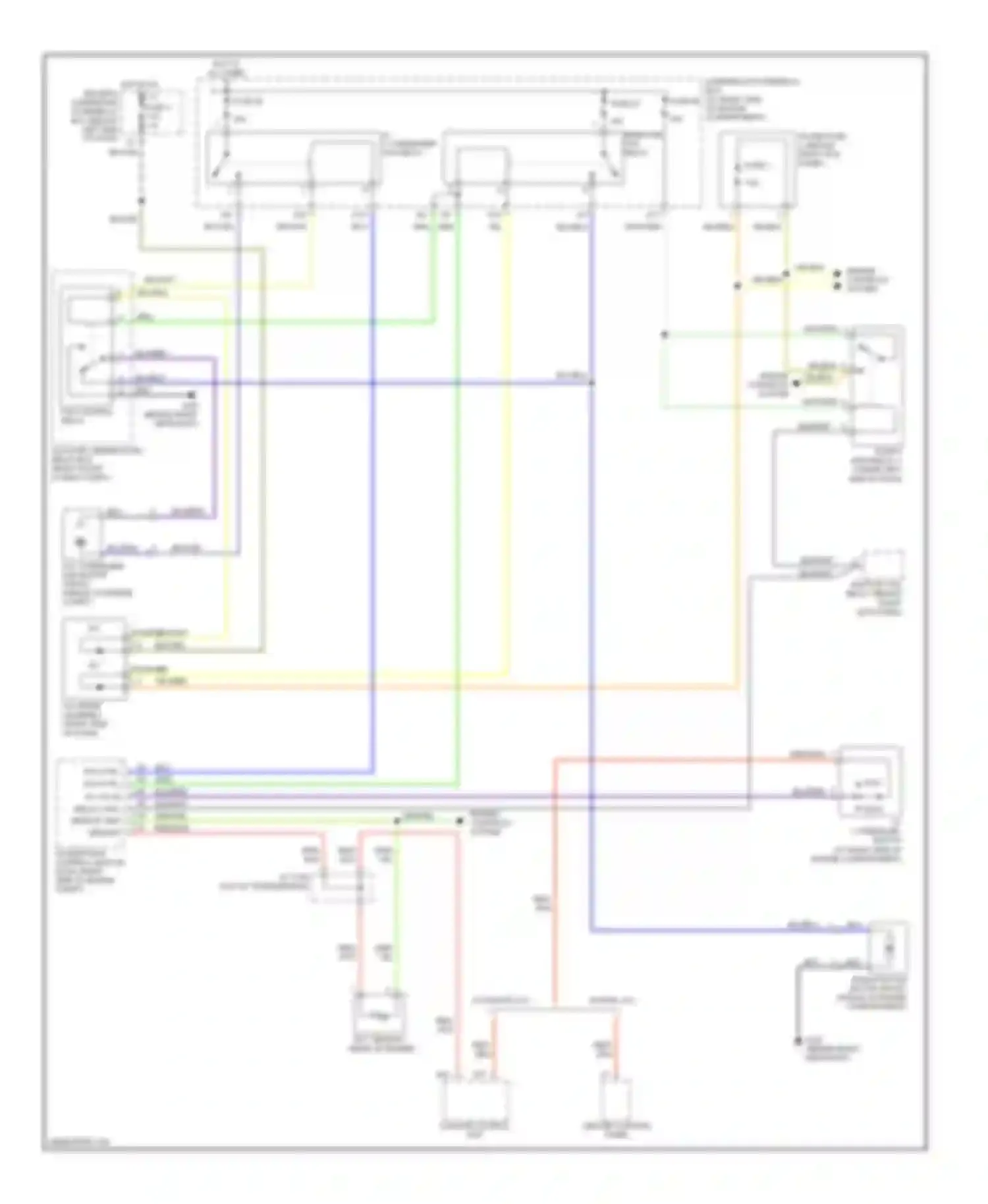 Pilot Honda I (2004-2009): Cooling fan circuit