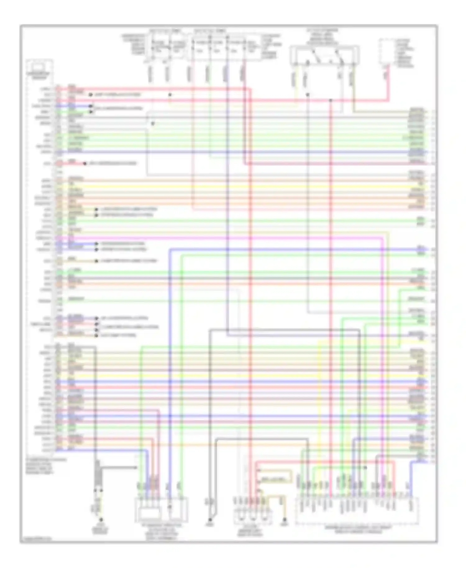 Pilot Honda I (2004-2009): Wiring diagram engine performance 3.5l, 2wd (1 of 7)