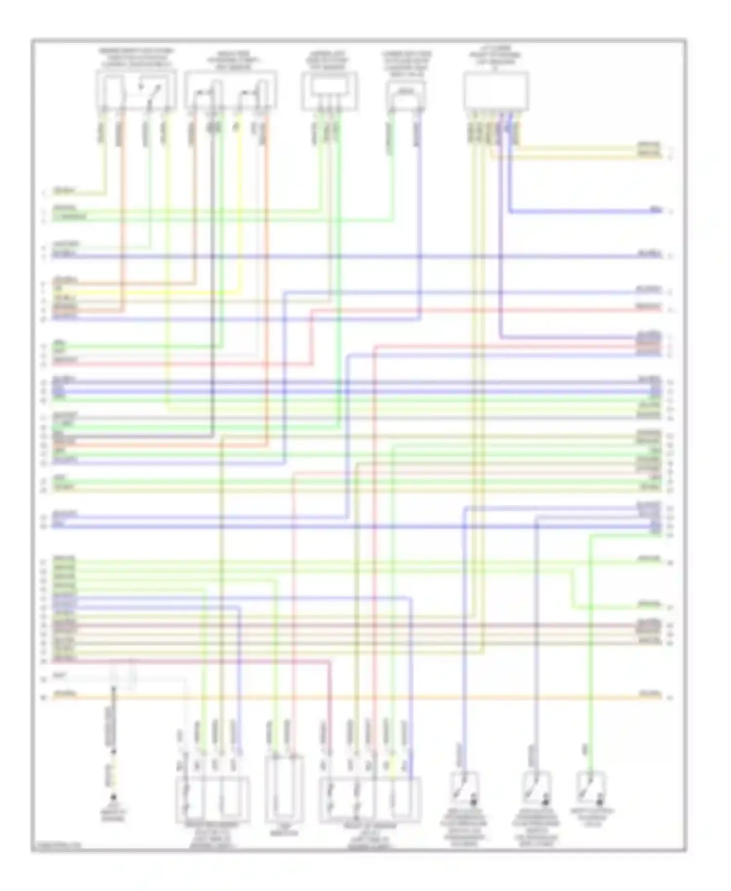 Pilot Honda I (2004-2009): Wiring diagram engine performance 3.5l, 2wd (4 of 7)