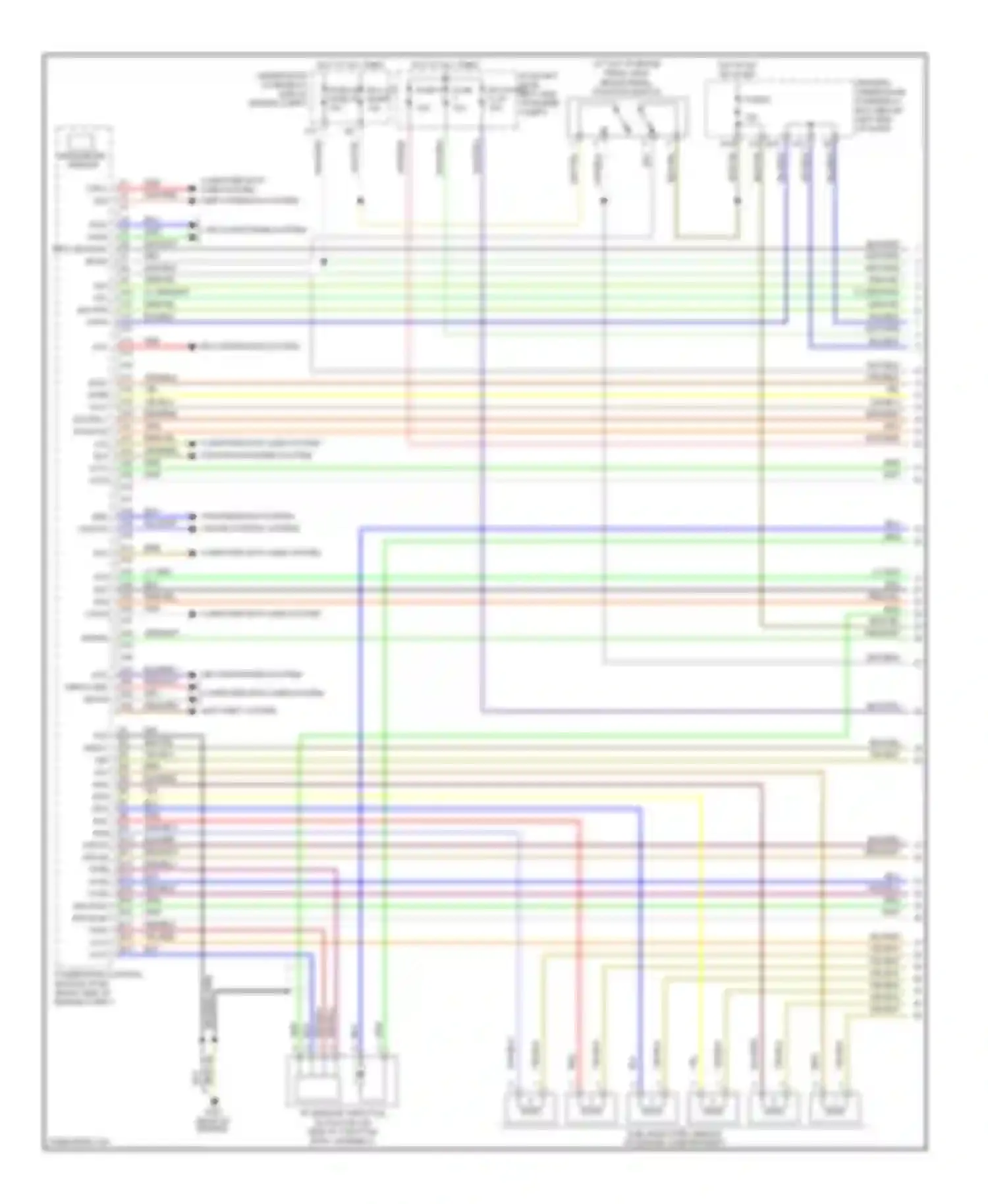 Pilot Honda I (2004-2009): Wiring diagram engine performance 3.5l, 4wd (1 of 6)