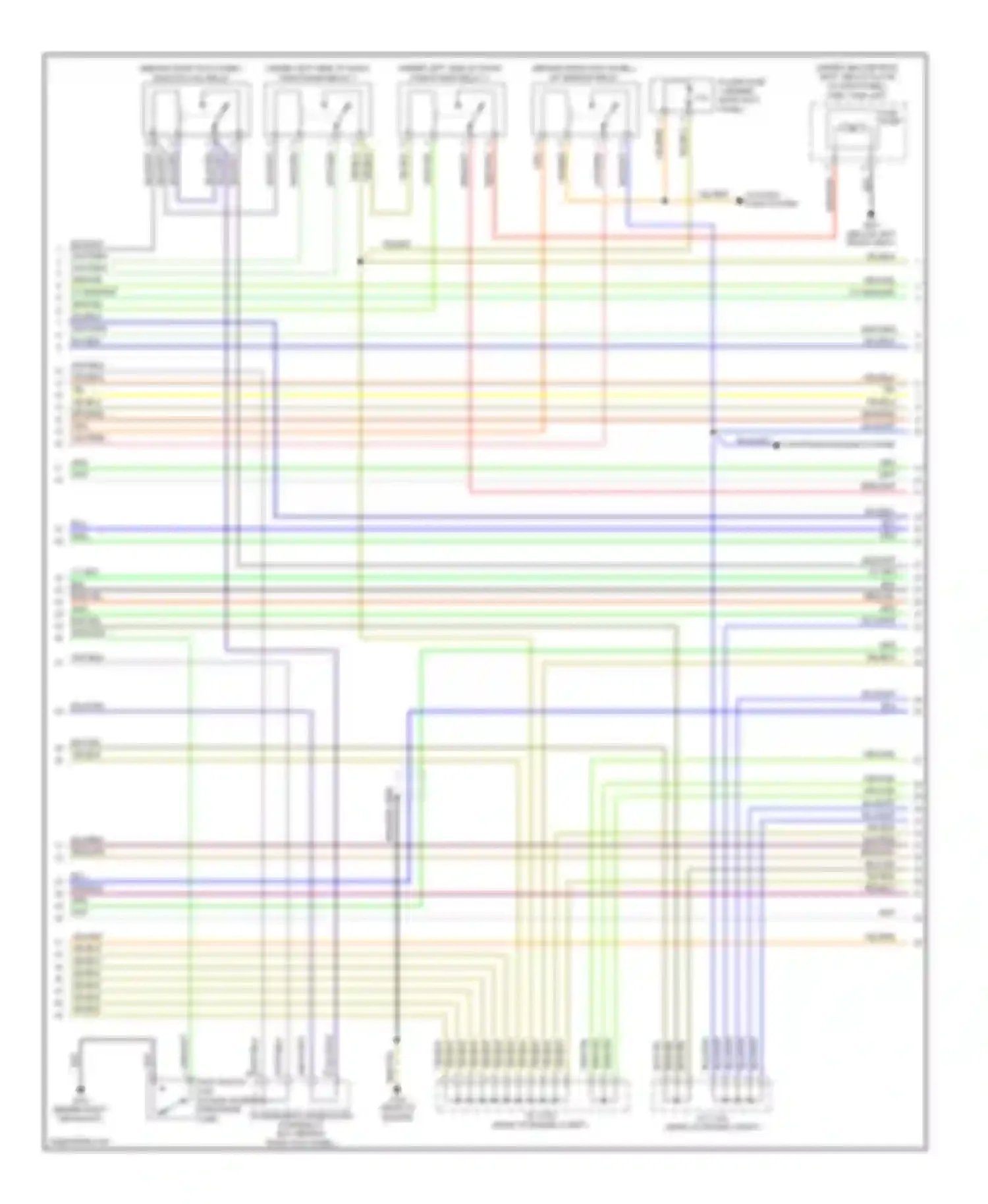 Pilot Honda I (2004-2009): Wiring diagram engine performance 3.5l, 4wd (2 of 6)