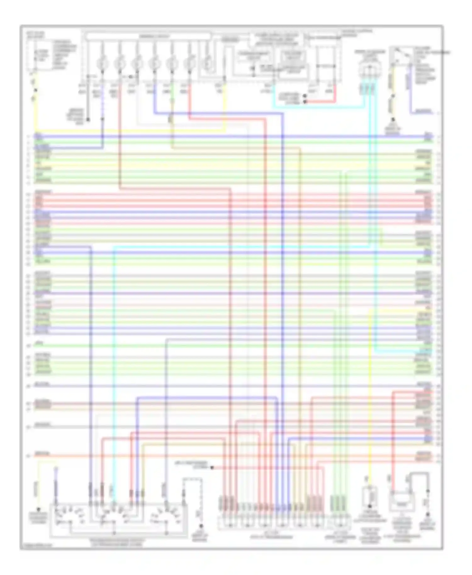 Pilot Honda I (2004-2009): Wiring diagram engine performance 3.5l, 4wd (5 of 6)