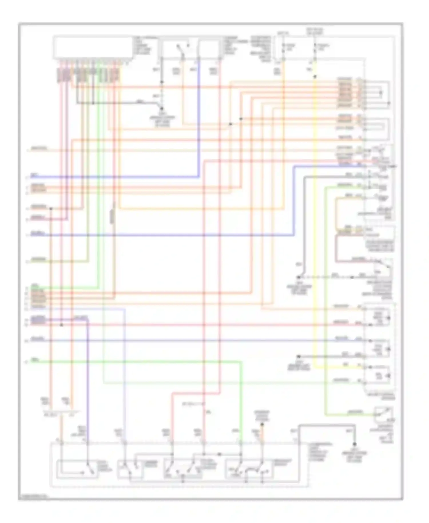 Pilot Honda I (2004-2009): Headlights circuit, with drl (2 of 2)