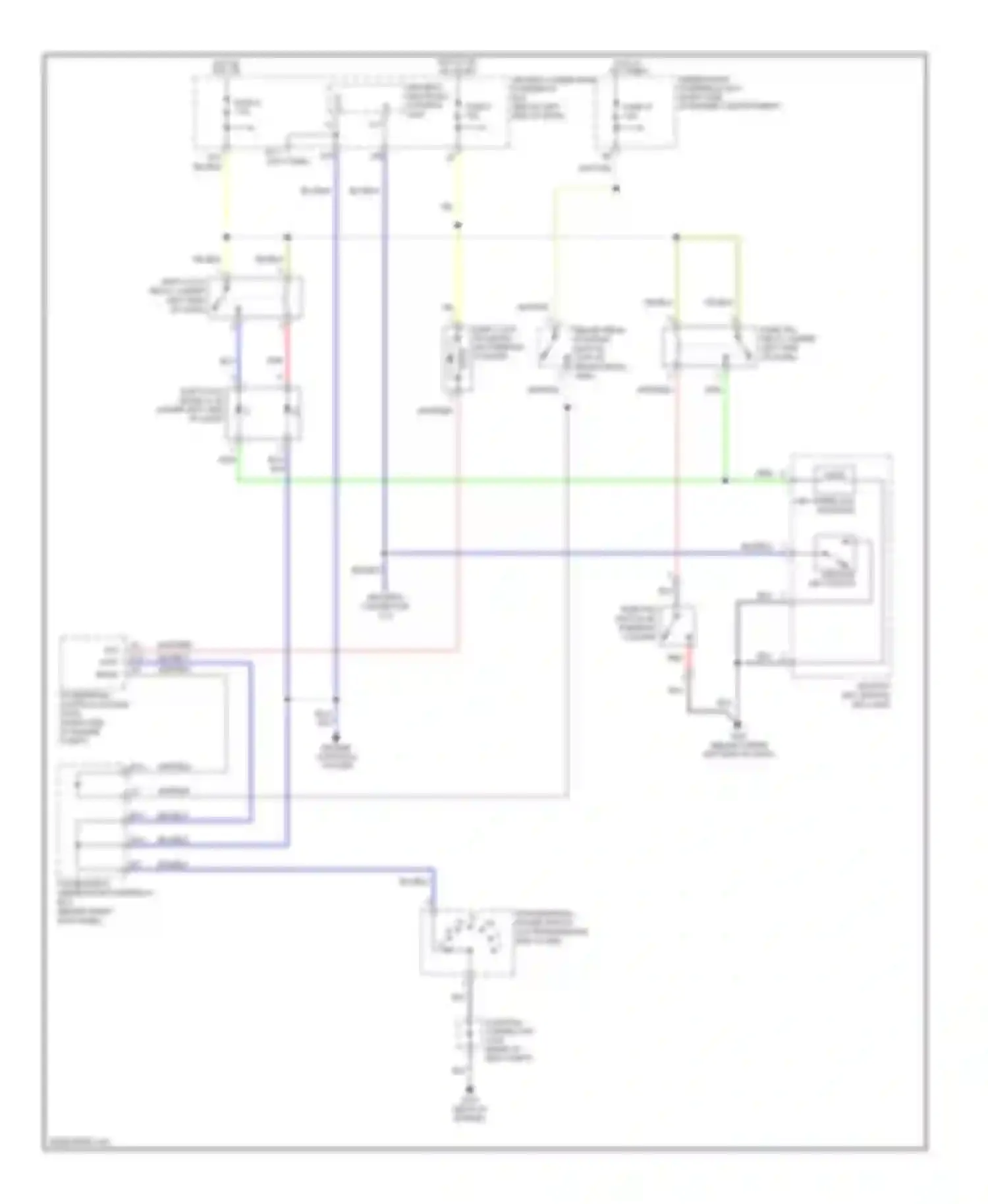 Pilot Honda I (2004-2009): Shift interlock circuit