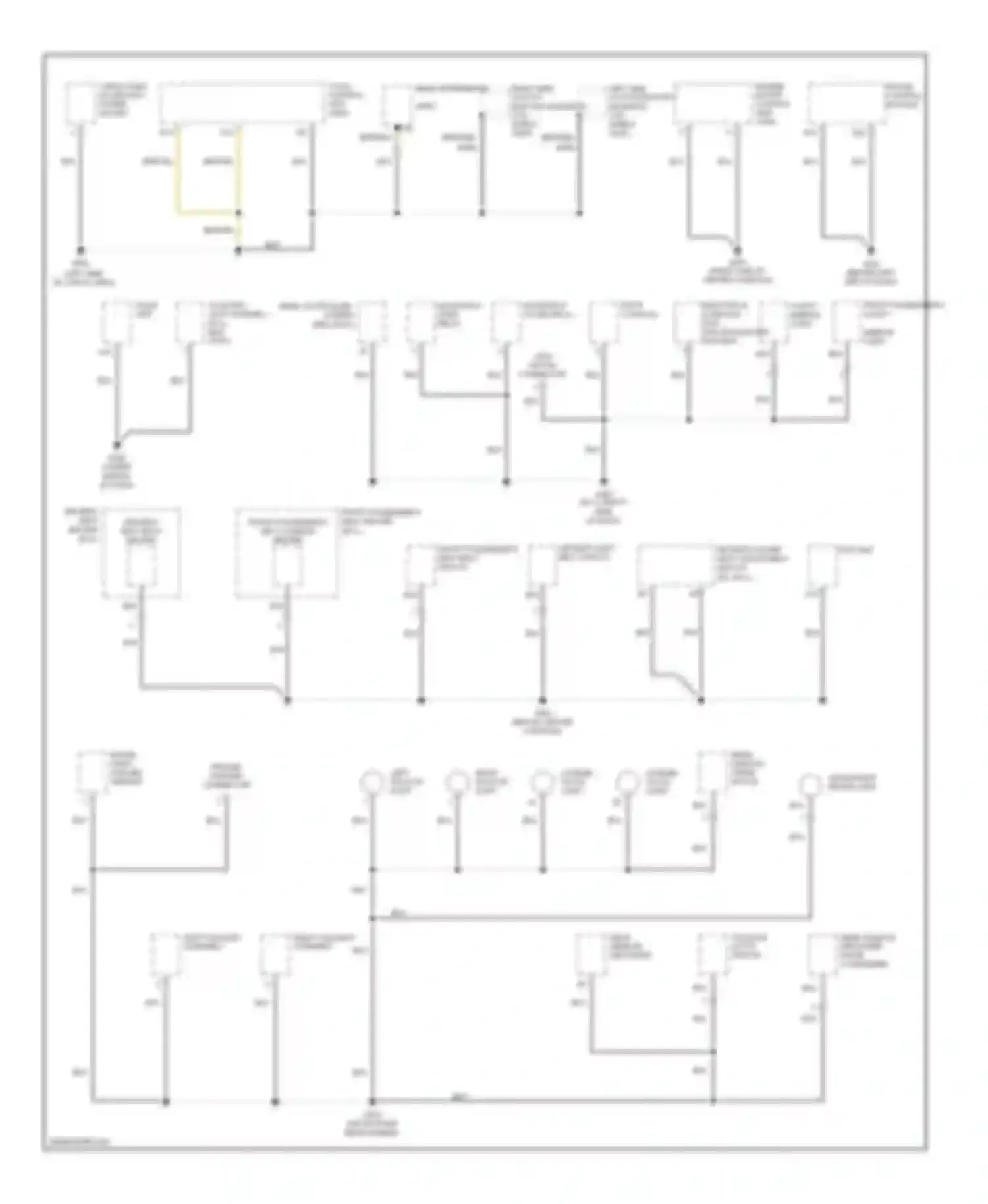 Wiring diagram tailgate latch switch for Honda Pilot I (2004-2009)