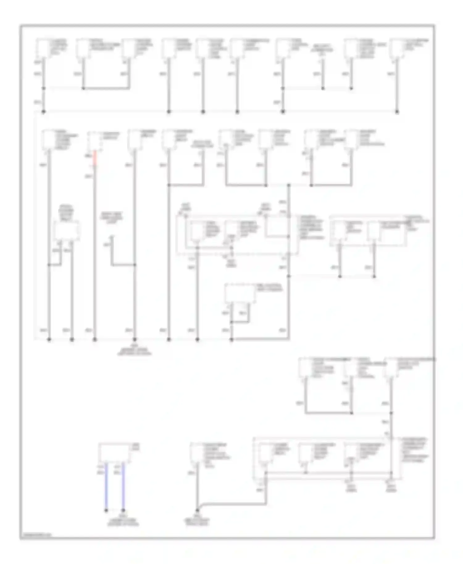 Wiring diagram ignition key switch/ key light for Honda Pilot I (2004-2009)
