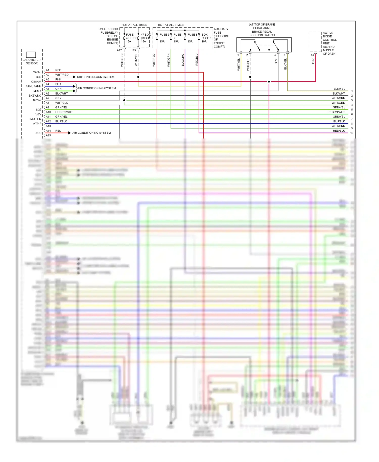 Honda Pilot I (2004-2009) eld wiring diagram  (1 of 2)