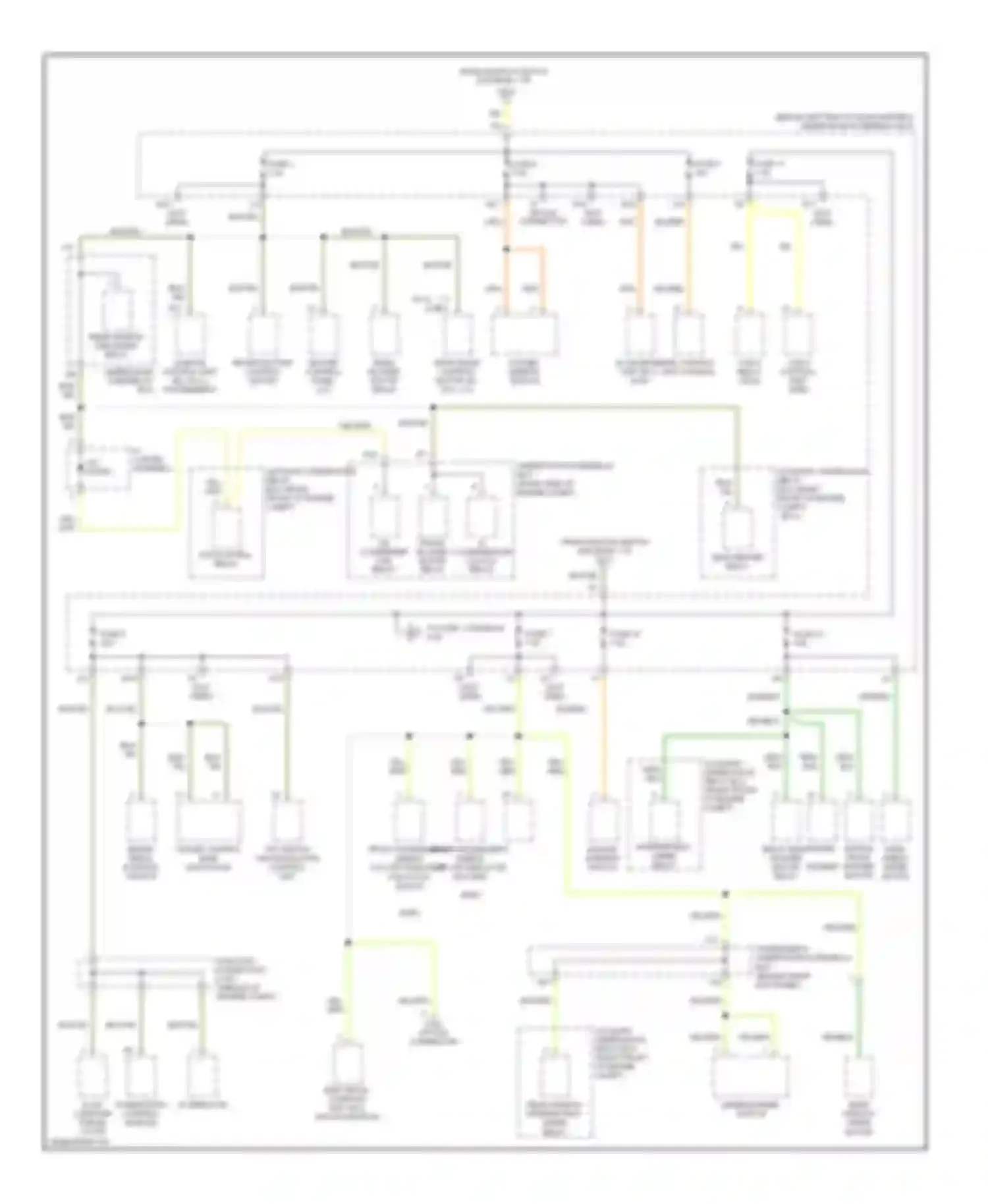Wiring diagram cruise control main switch/vsa off switch vsa modulator control unit for Honda Pilot I (2004-2009)