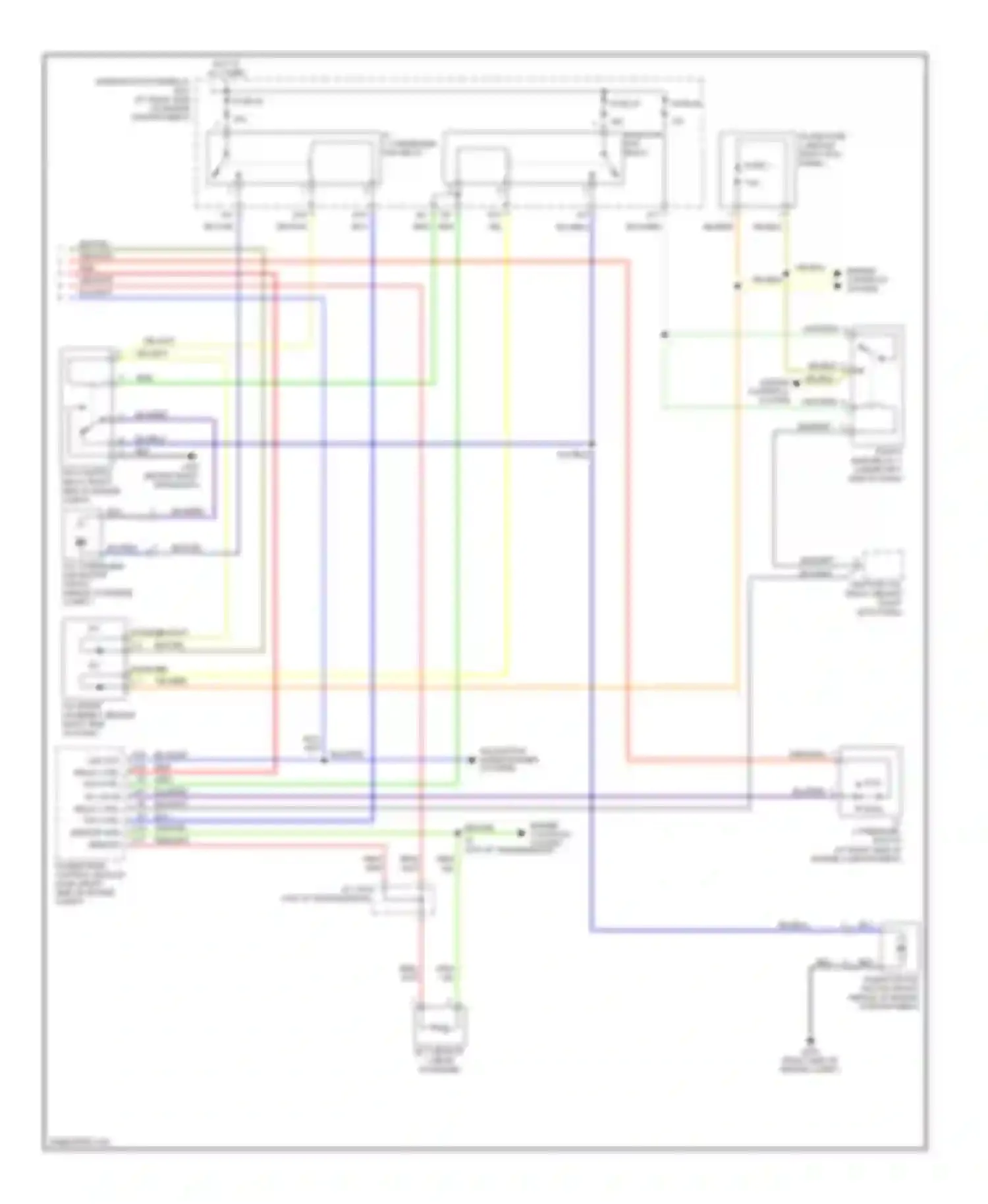 Wiring diagram vss out relay ctrl fan ctrl a/c on in relay ctrl fan ctrl sensor gnd sensor in for Honda Pilot I (2004-2009)
