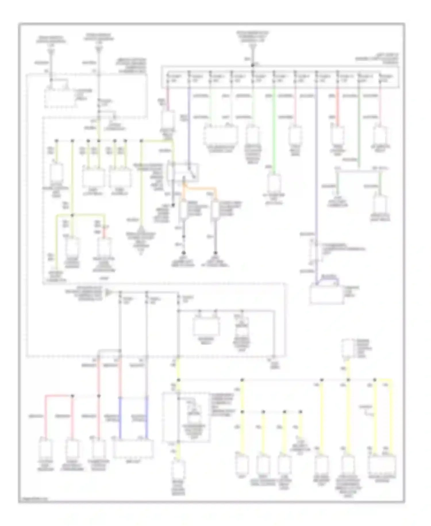 Wiring diagram fuse 10 for Honda Pilot I (2004-2009) (4 of 4)