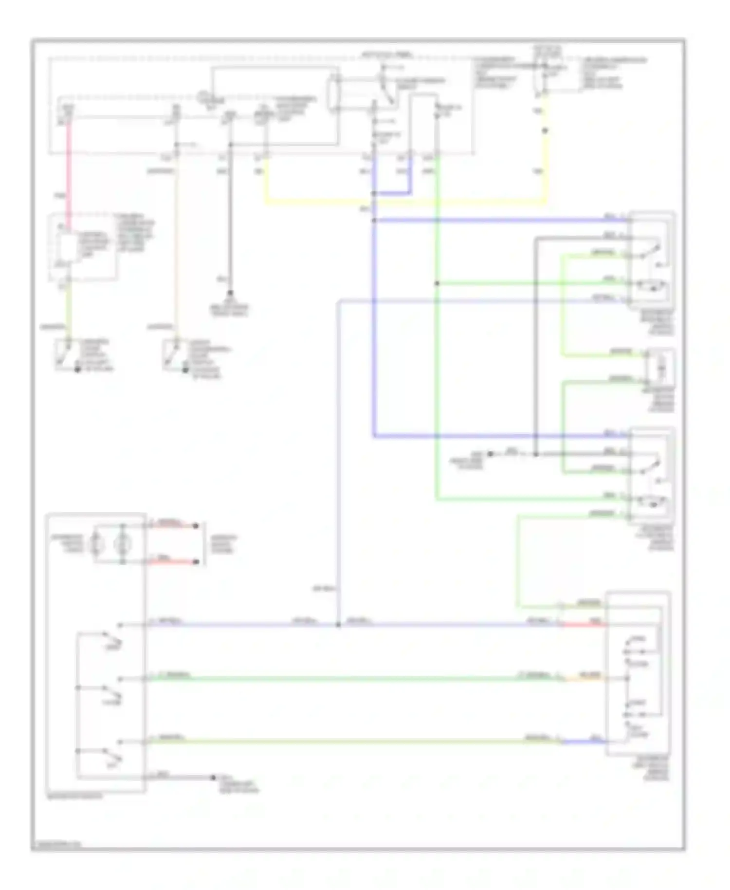 Wiring diagram fuse 15 for Honda Pilot I (2004-2009) (1 of 1)