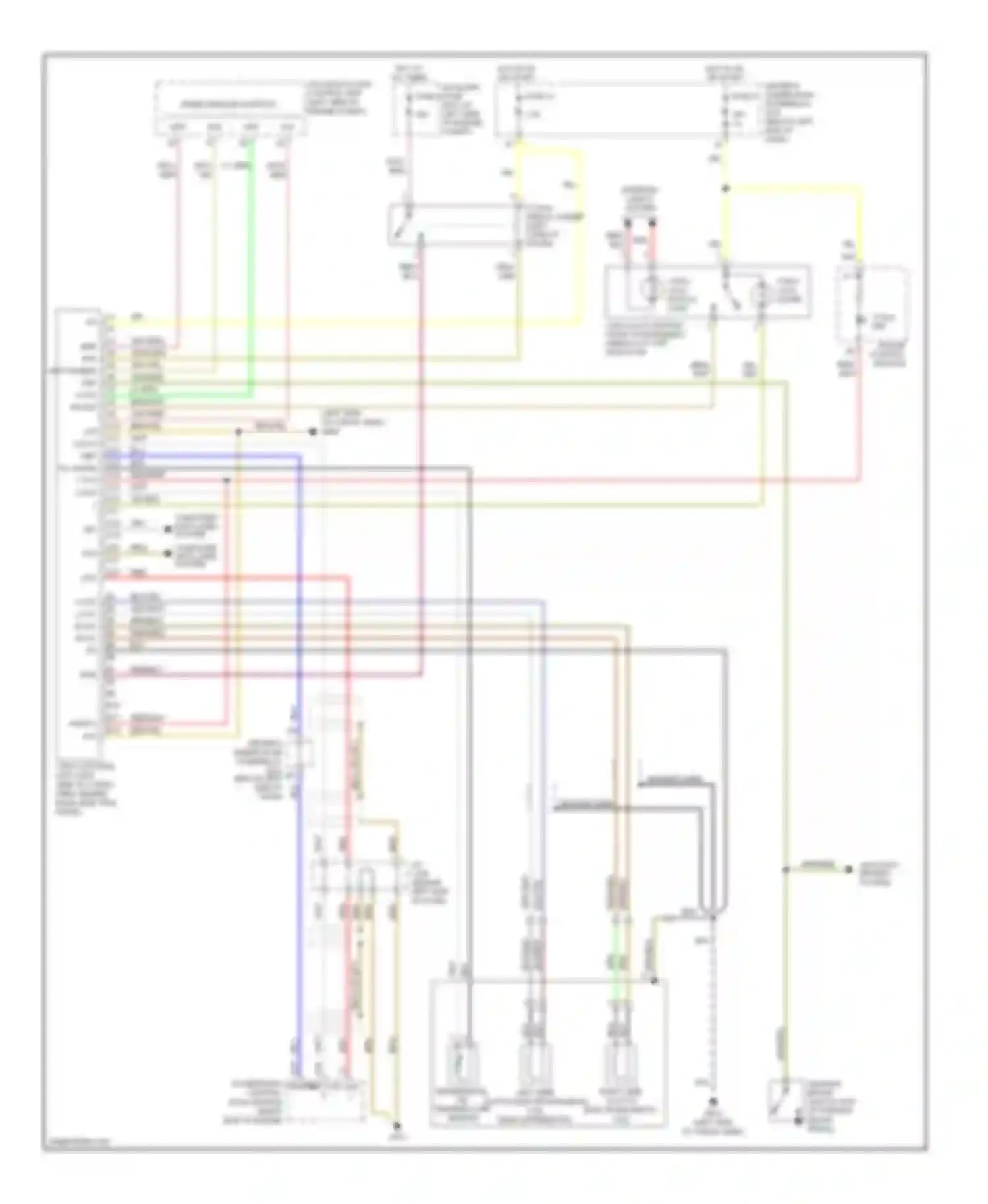 Wiring diagram computer data lines system computer data lines system for Honda Pilot I (2004-2009)