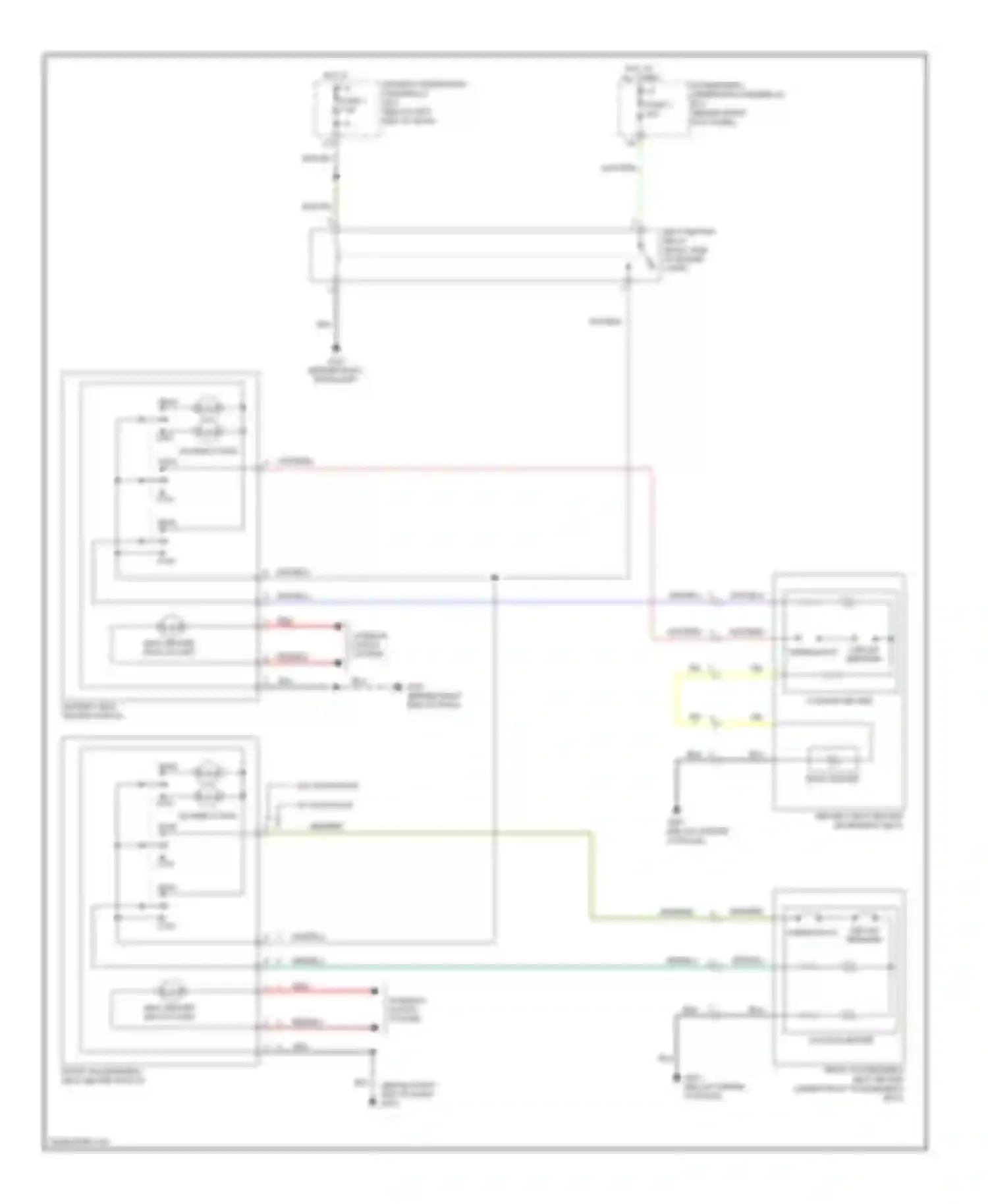 Wiring diagram w/ navigation for Honda Pilot I (2004-2009)