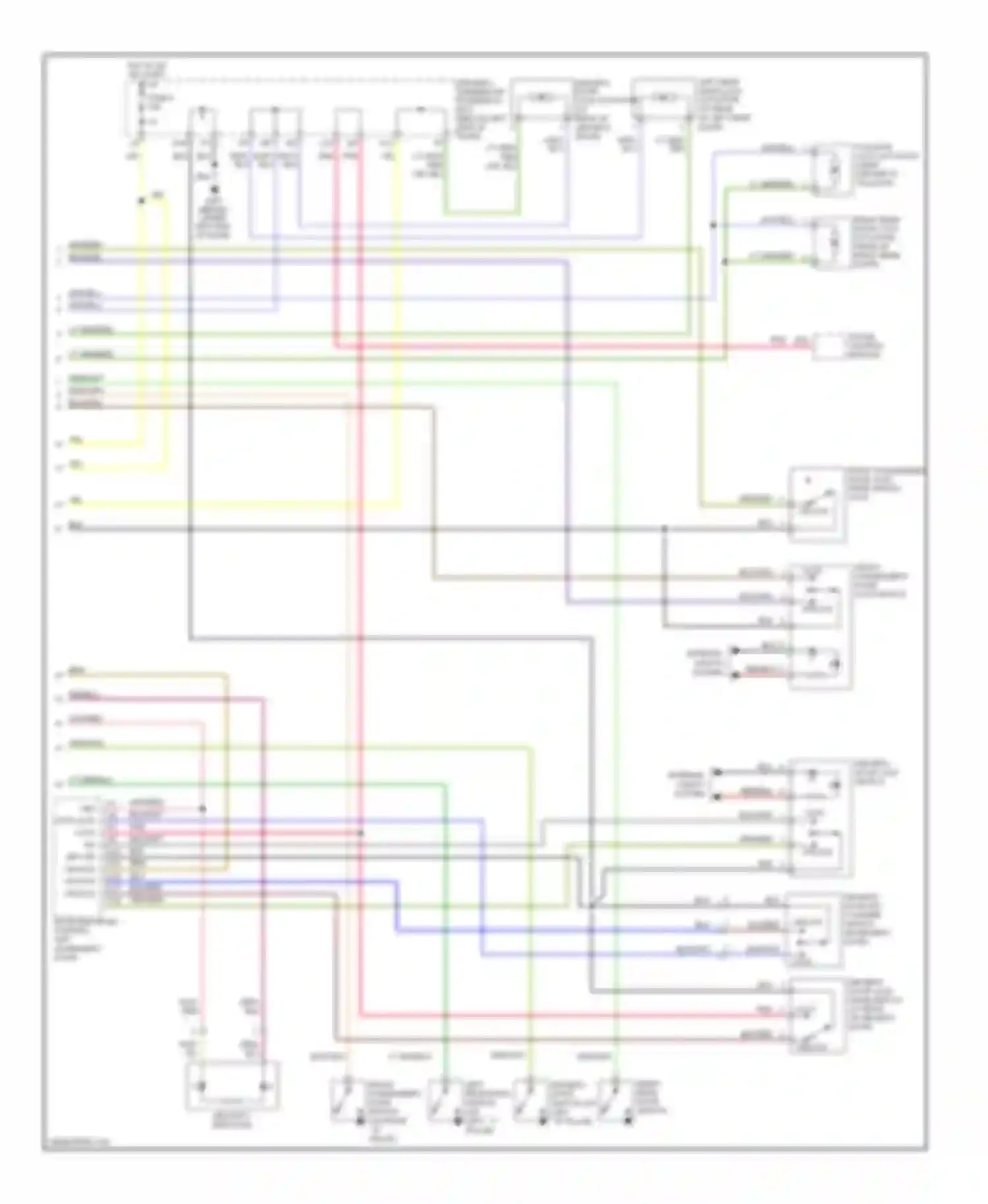 Wiring diagram security indicator for Honda Pilot I (2004-2009)