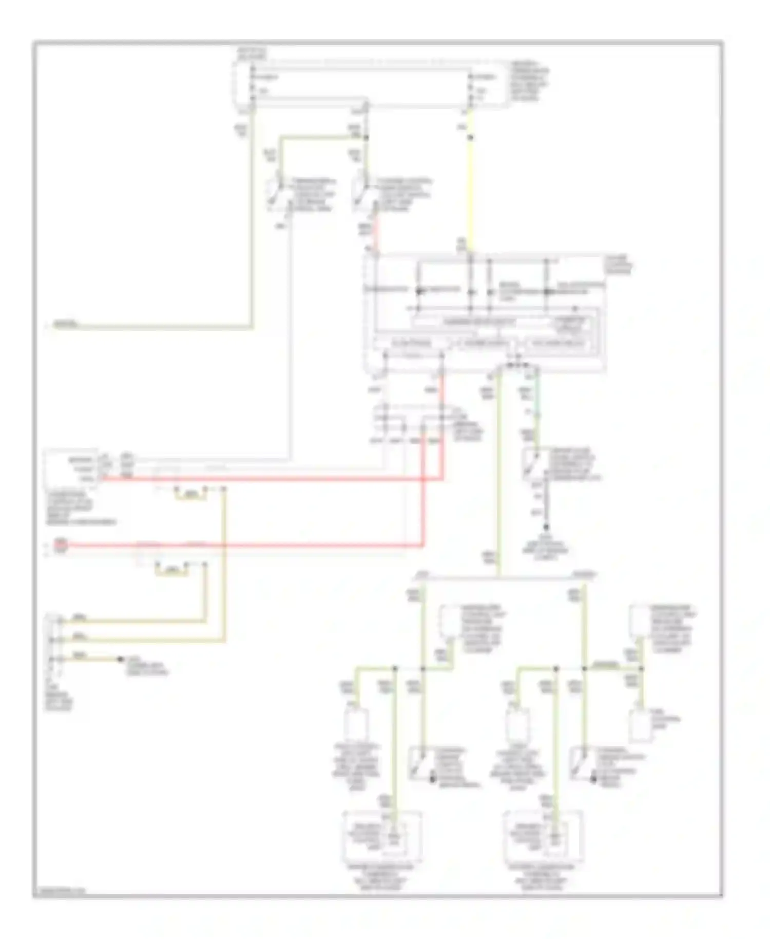 Wiring diagram drl control unit for Honda Pilot I (2004-2009)