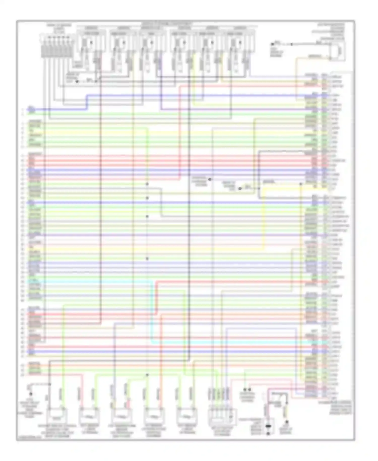 Wiring diagram ignition coil 1 icm for Honda Pilot I (2004-2009) (1 of 2)