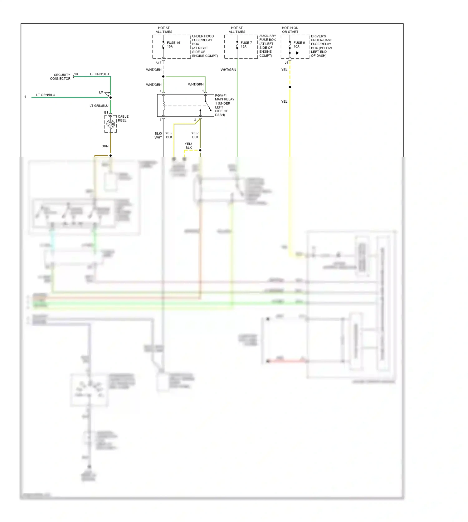 Wiring diagram lt blu for Honda Pilot I (2004-2009) (7 of 25)