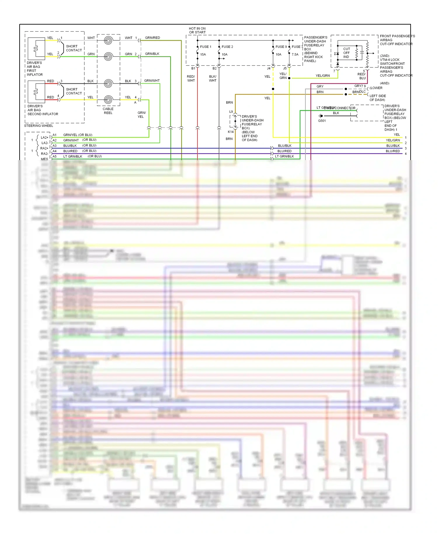 Wiring diagram (or (or (or for Honda Pilot I (2004-2009) (1 of 2)