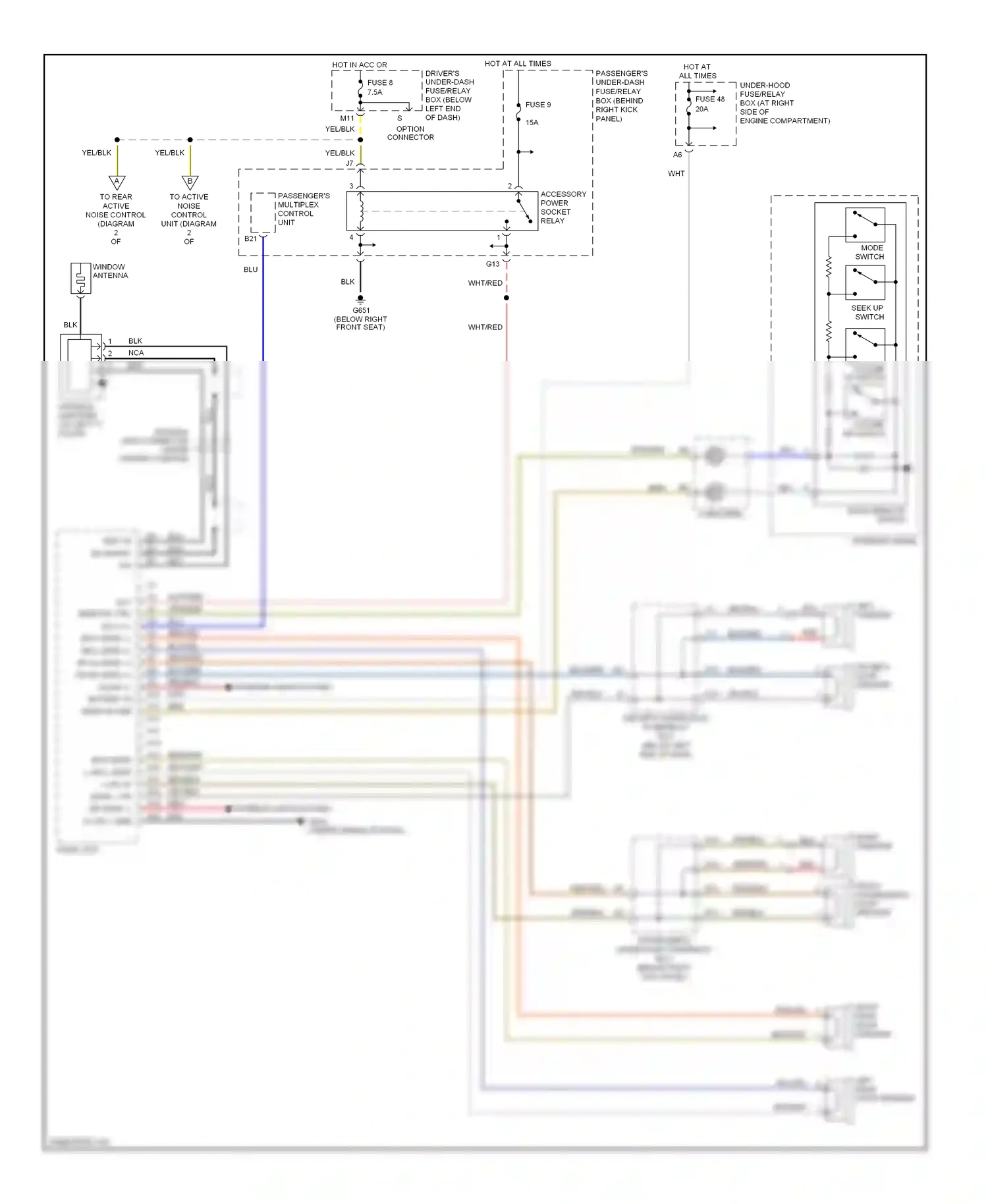 Wiring diagram red/grn for Honda Pilot I (2004-2009) (19 of 26)