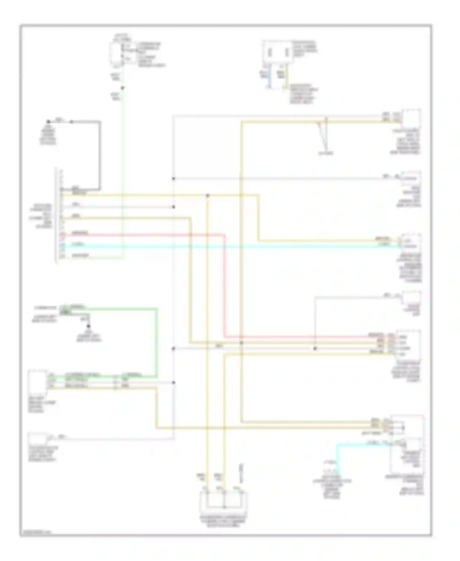 Wiring diagram side trim panel) for Honda Pilot I (2004-2009) (1 of 1)