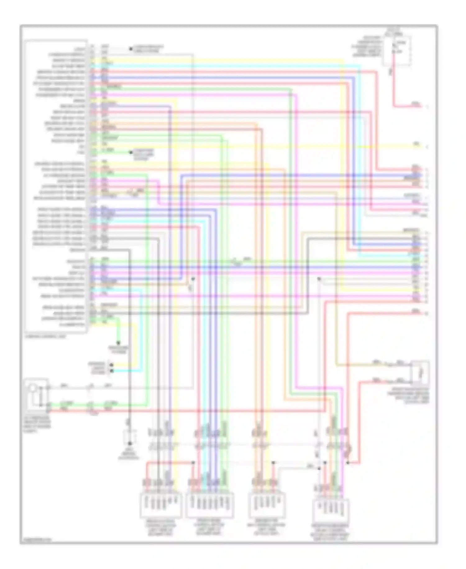 Pilot Honda II facelift (2011-2015): Automatic a/c circuit (1 of 3)