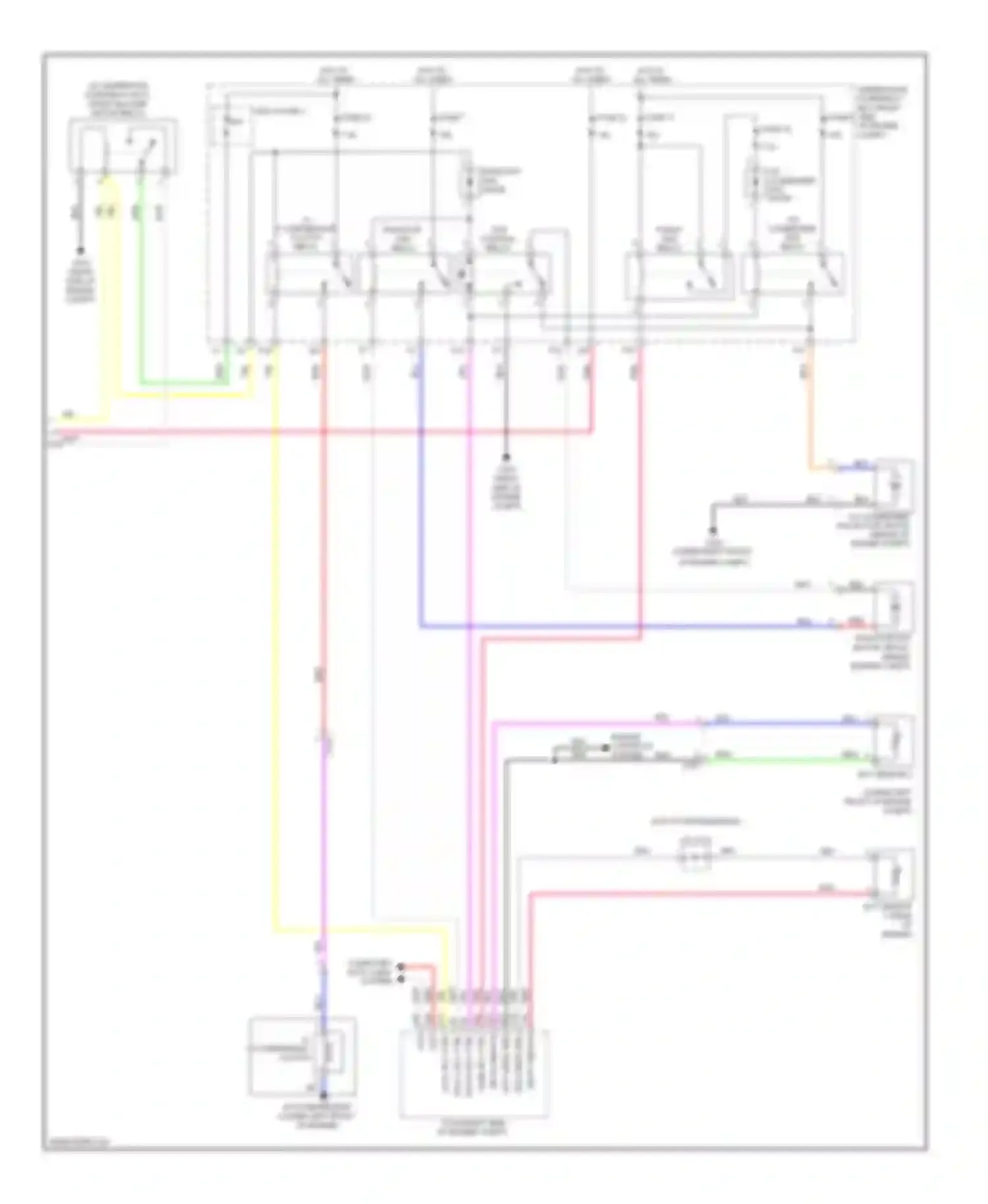 Pilot Honda II facelift (2011-2015): Manual a/c circuit (3 of 3)