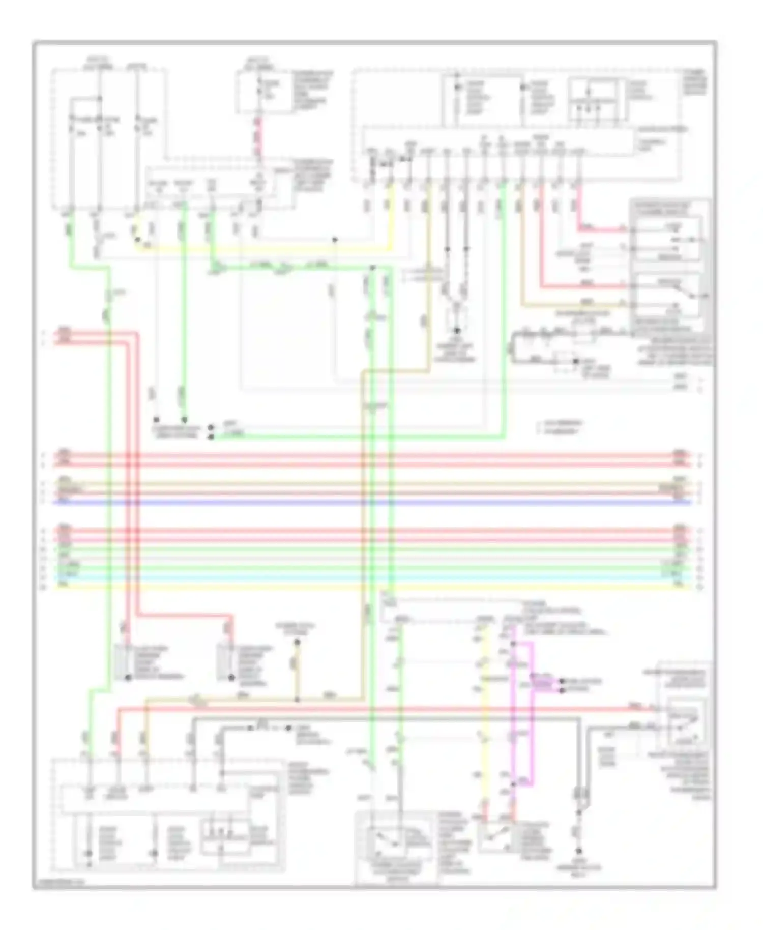 Pilot Honda II facelift (2011-2015): Forced entry circuit (2 of 3)