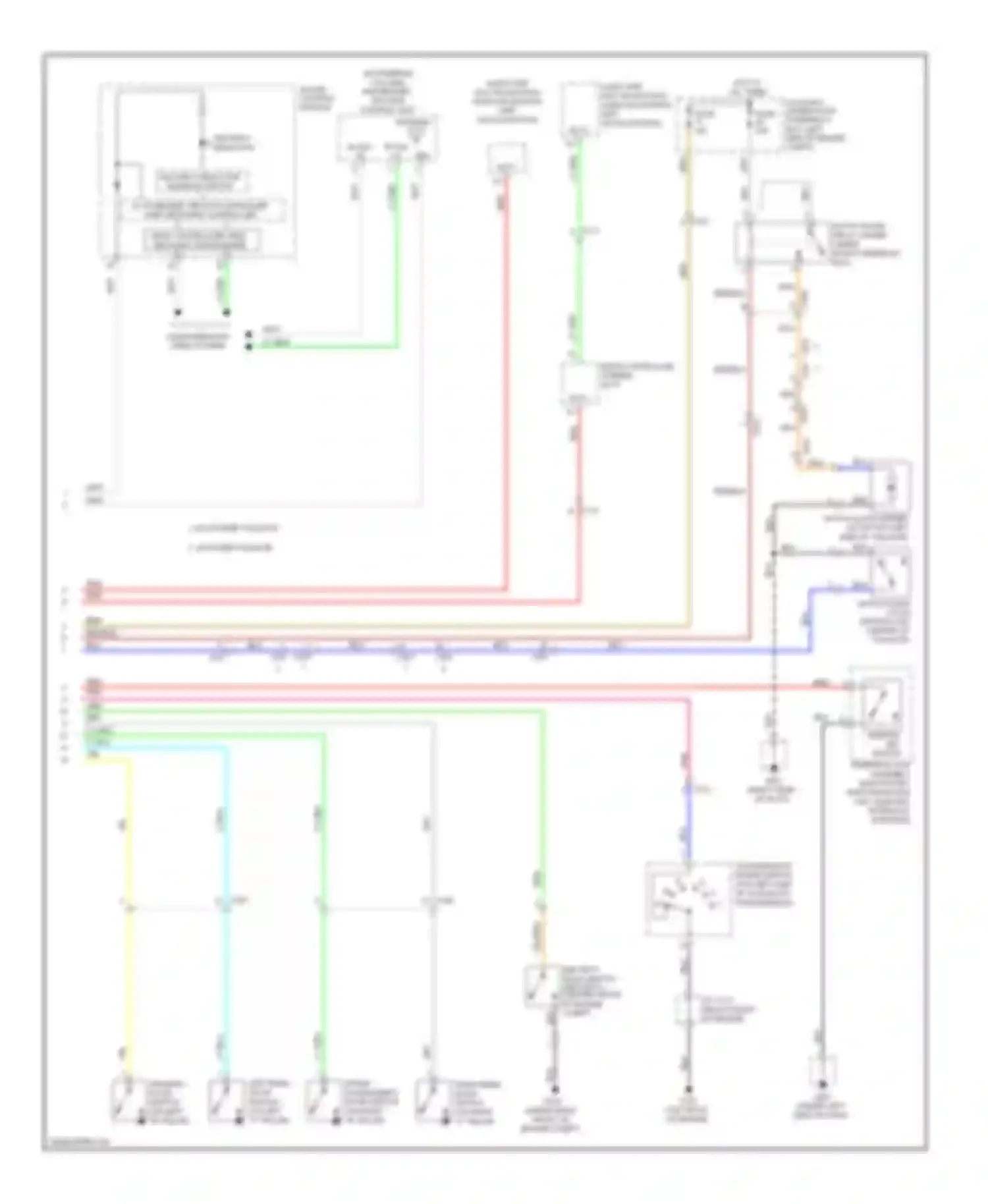 Pilot Honda II facelift (2011-2015): Forced entry circuit (3 of 3)