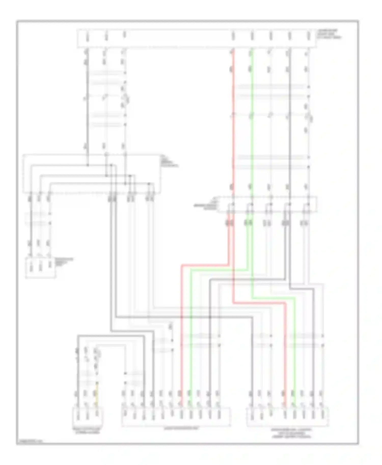 Pilot Honda II facelift (2011-2015): Ga-net bus/ga-net audio circuit, with navigation