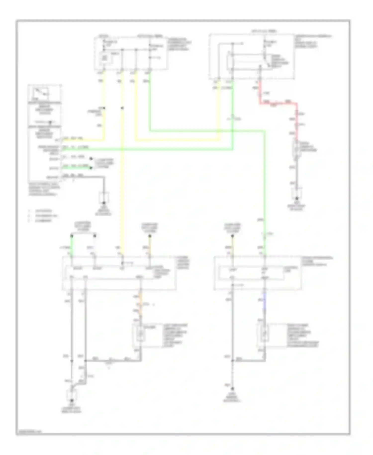 Pilot Honda II facelift (2011-2015): Defoggers circuit, usa except vp & canada