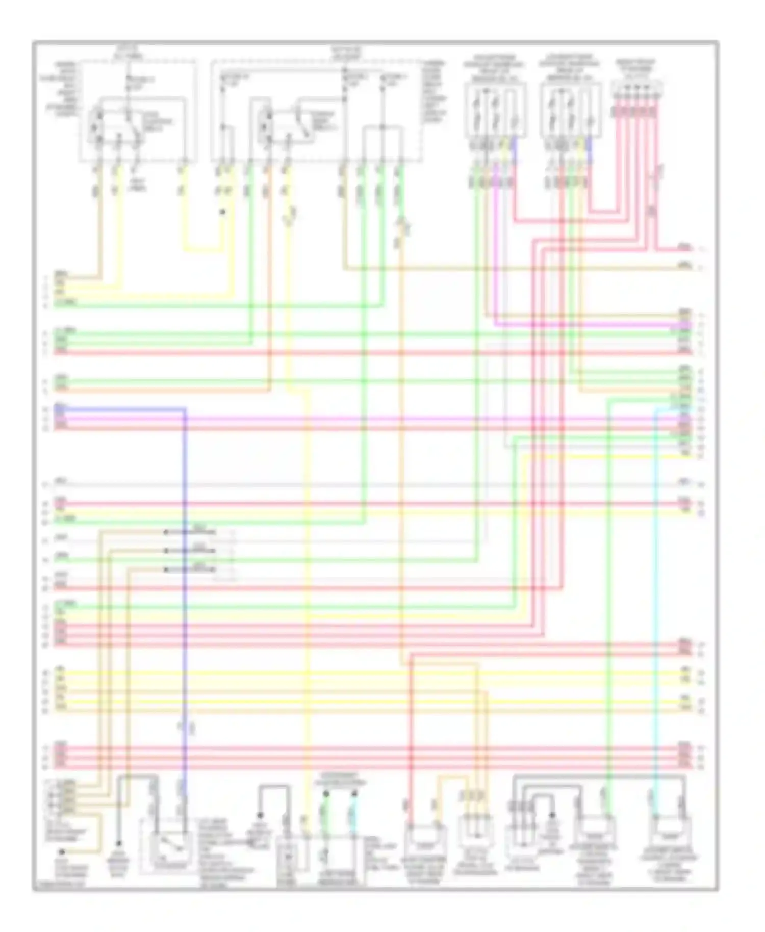 Pilot Honda II facelift (2011-2015): Wiring diagram engine performance 3.5l (3 of 6)