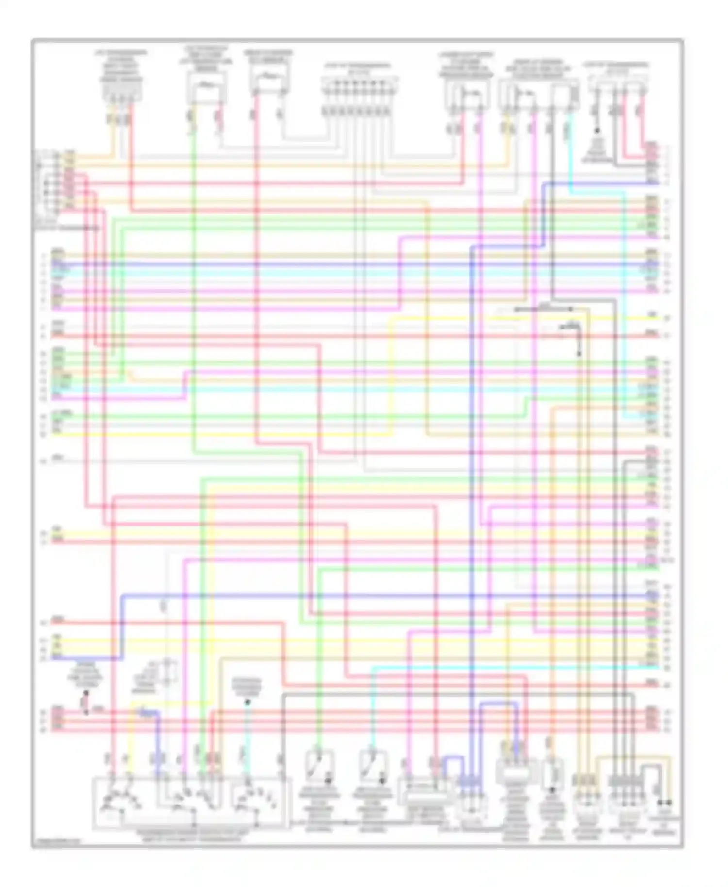 Pilot Honda II facelift (2011-2015): Wiring diagram engine performance 3.5l (5 of 6)
