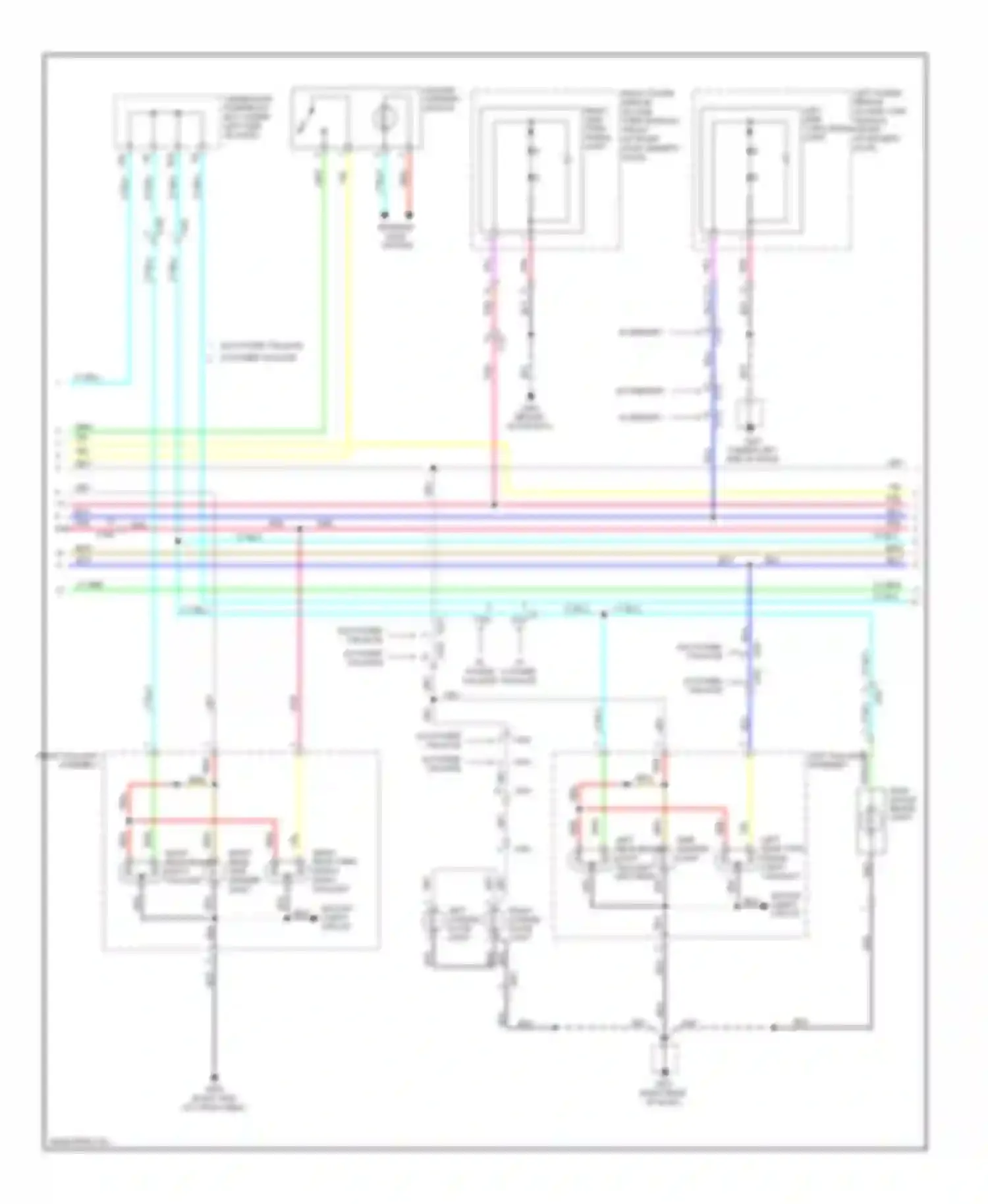 Pilot Honda II facelift (2011-2015): Exterior lamps circuit (2 of 4)