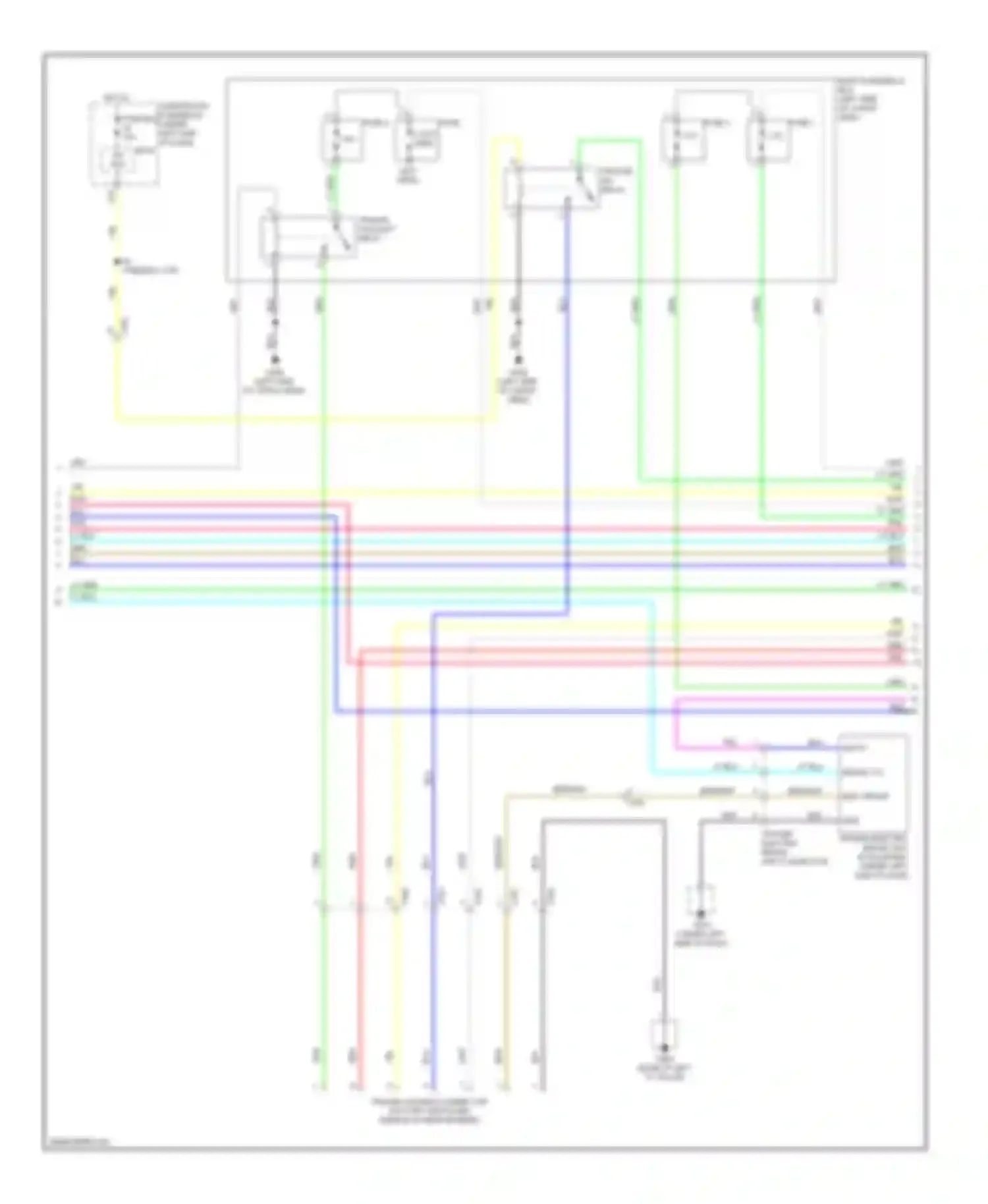 Pilot Honda II facelift (2011-2015): Exterior lamps circuit (3 of 4)