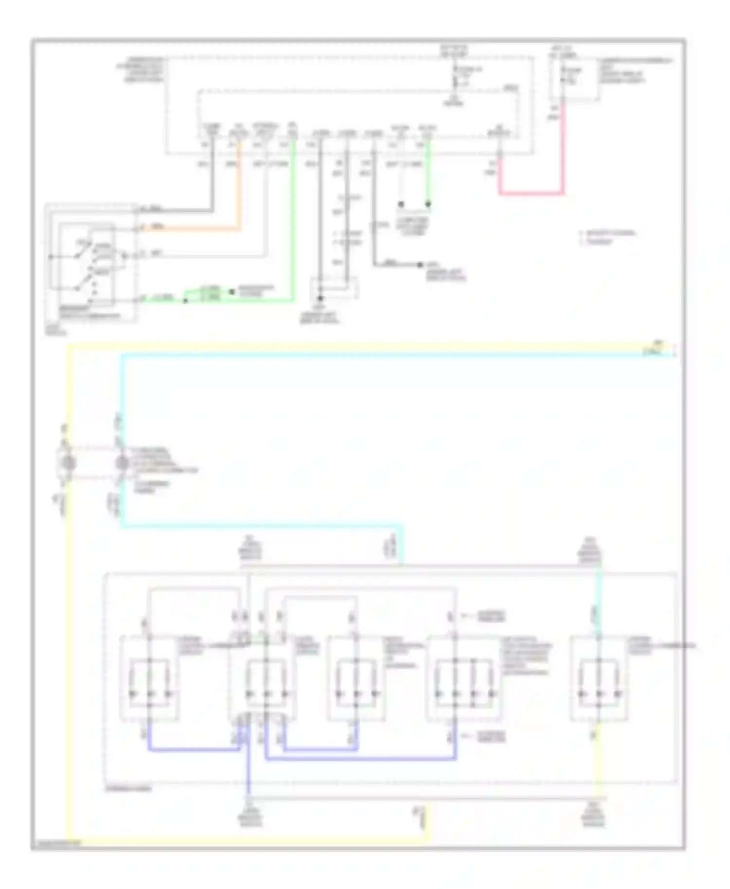 Pilot Honda II facelift (2011-2015): Instrument illumination circuit (1 of 3)
